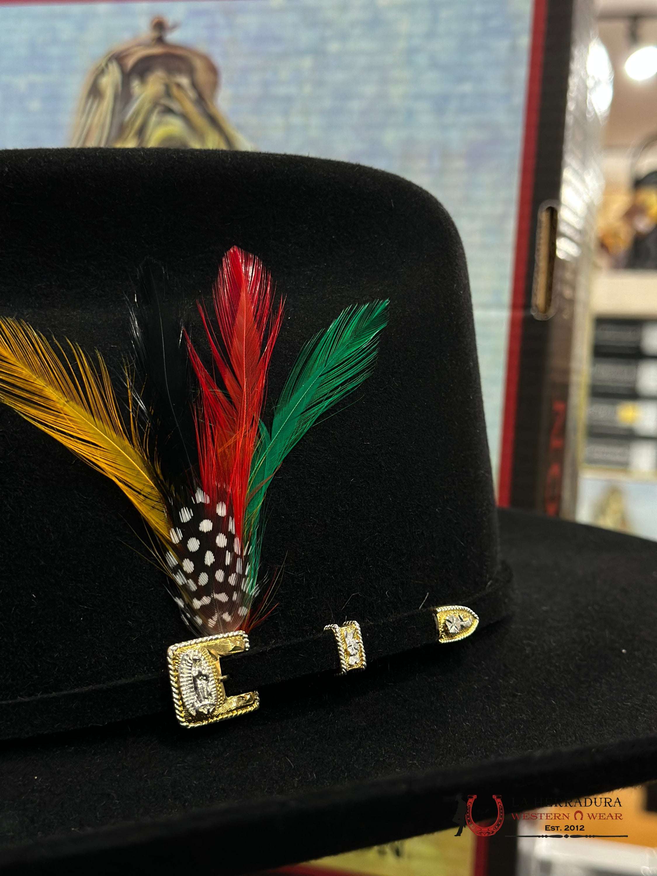 Stetson Guadalupana 6X Negro Tejana