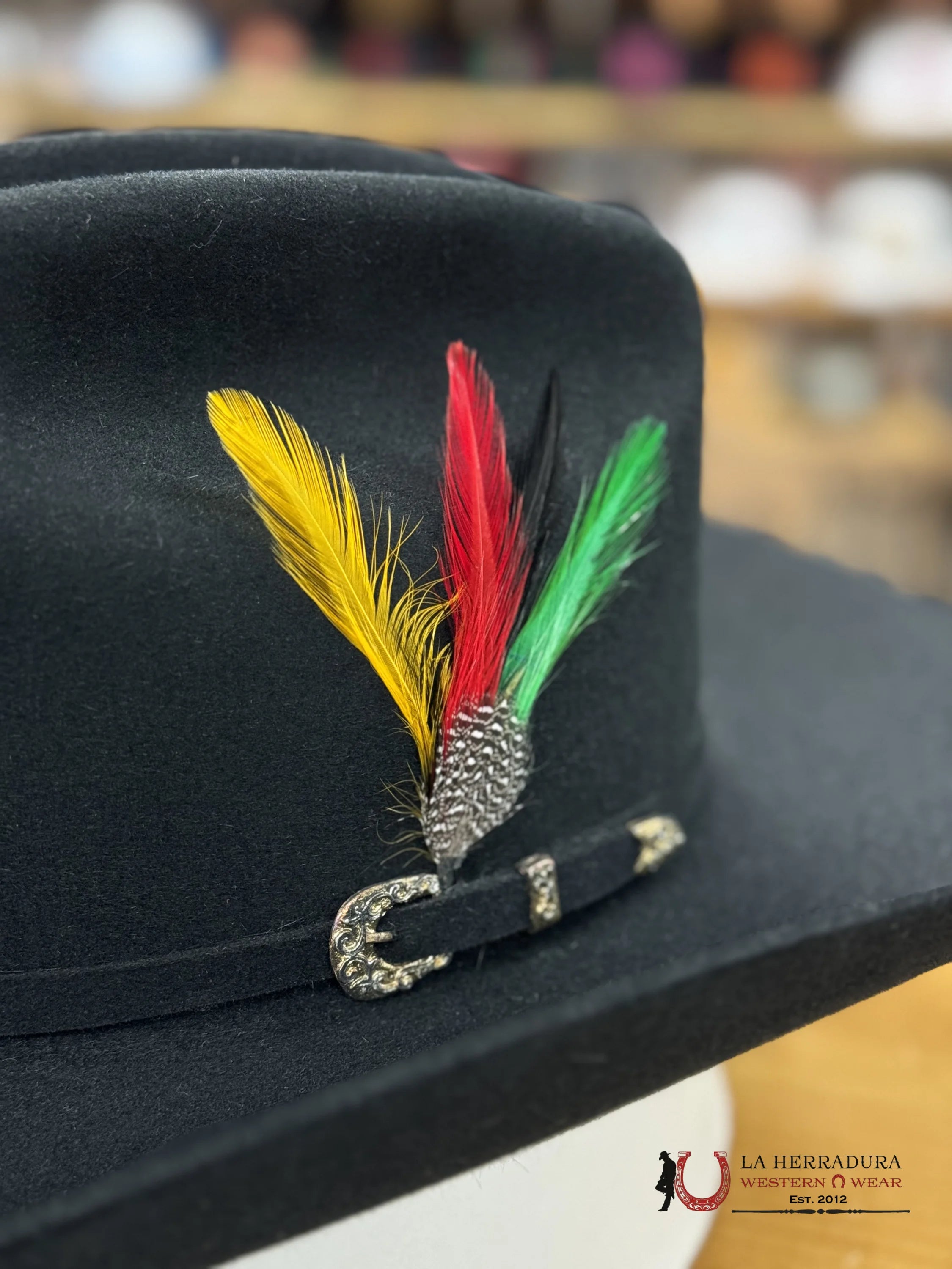 Stetson 6X Palacio Ii Black Tradicional Tejana