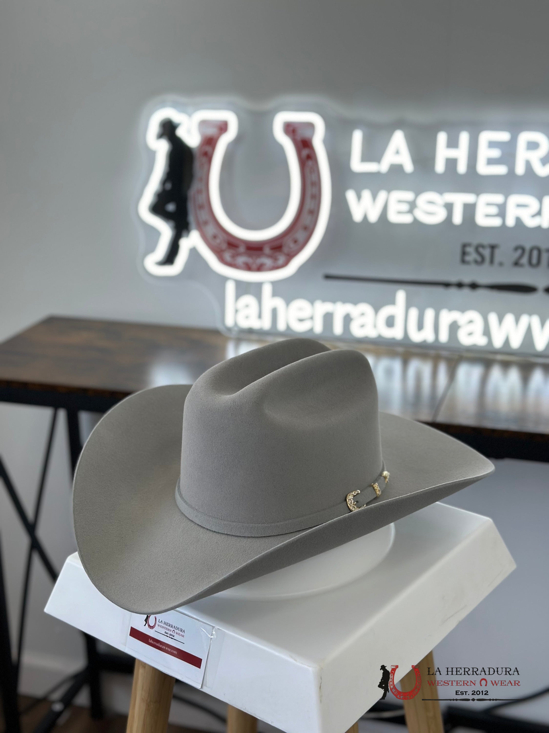 Stetson 6X Palacio Ii Mist Grey Tejana