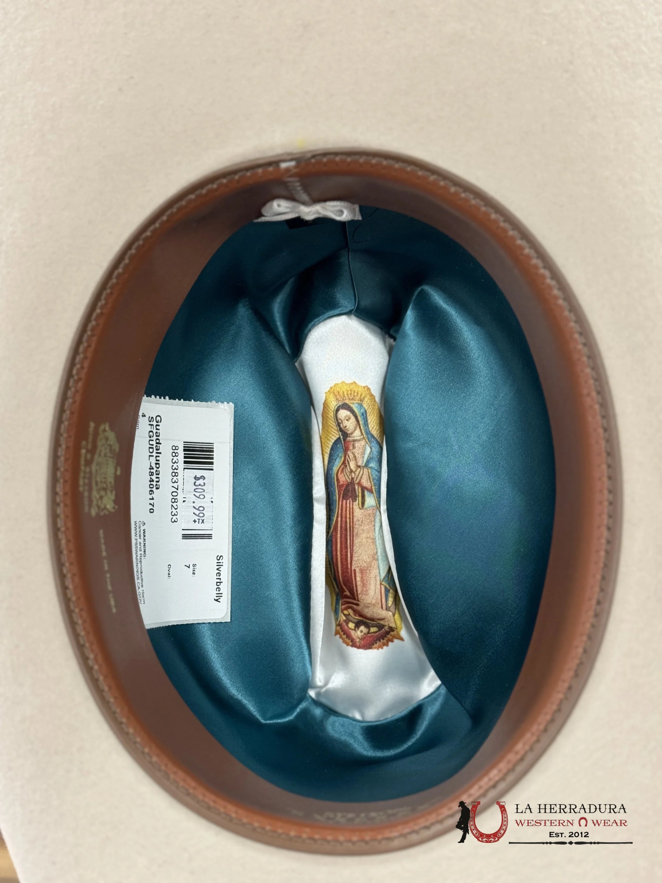 Stetson Guadalupana 6X Silver Belly Tejana