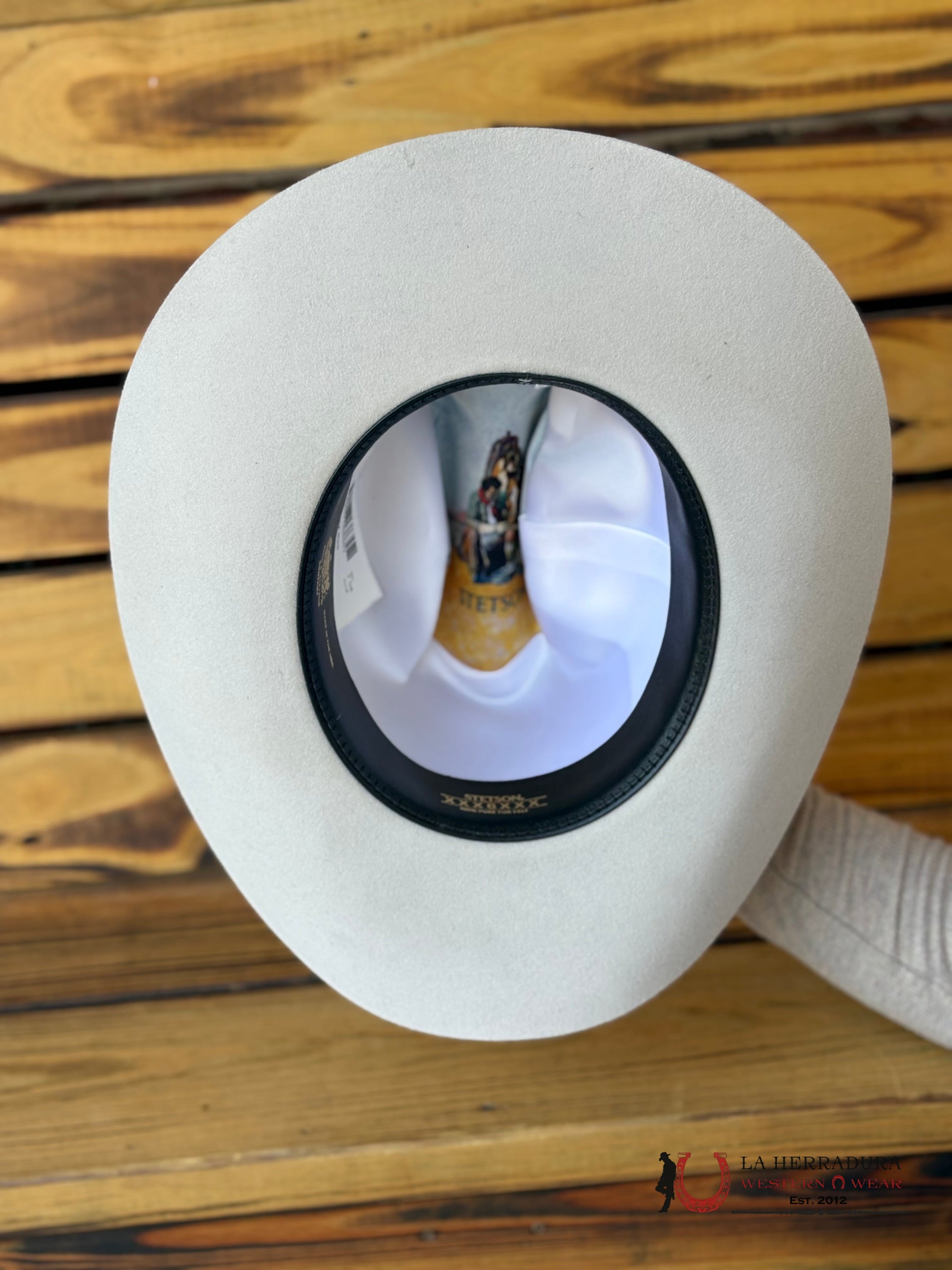 STETSON 6X SILVER GREY RANCHER ALA 3 1/2 COPA ALTA TEJANA