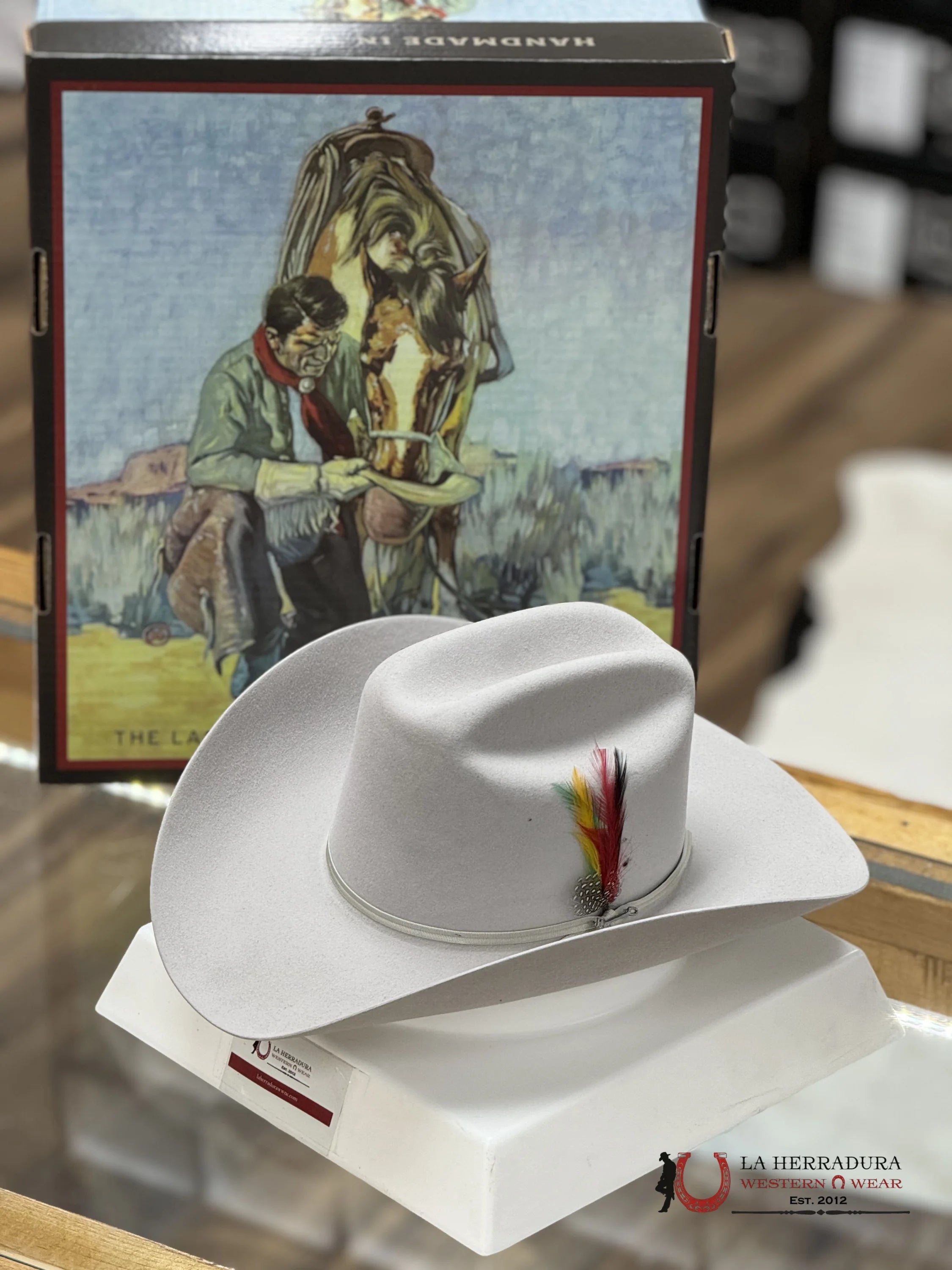 Stetson 6X Rancher Copa Alta Silver Grey Tejana