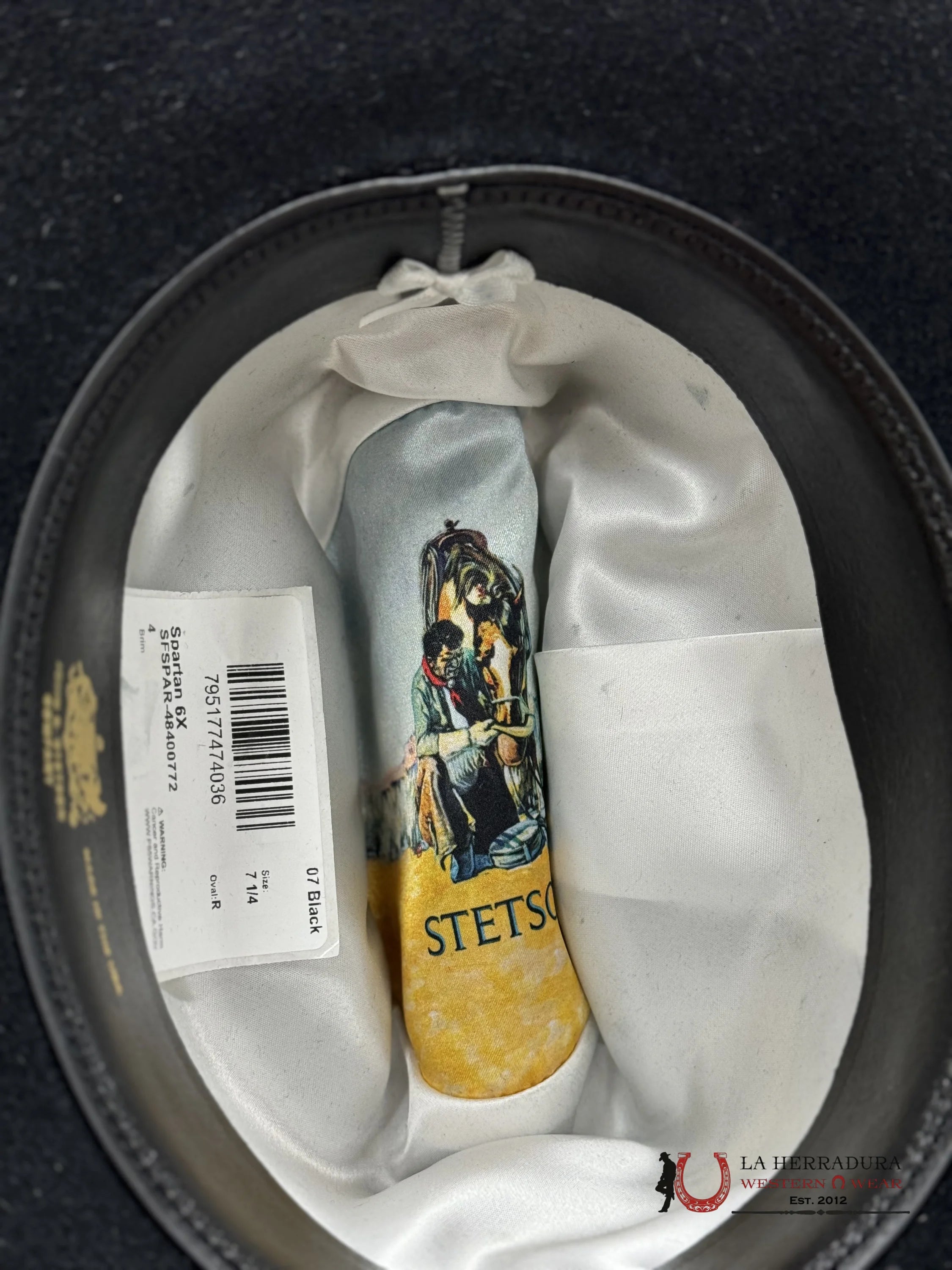 Stetson Spartan 6X Black Tejana