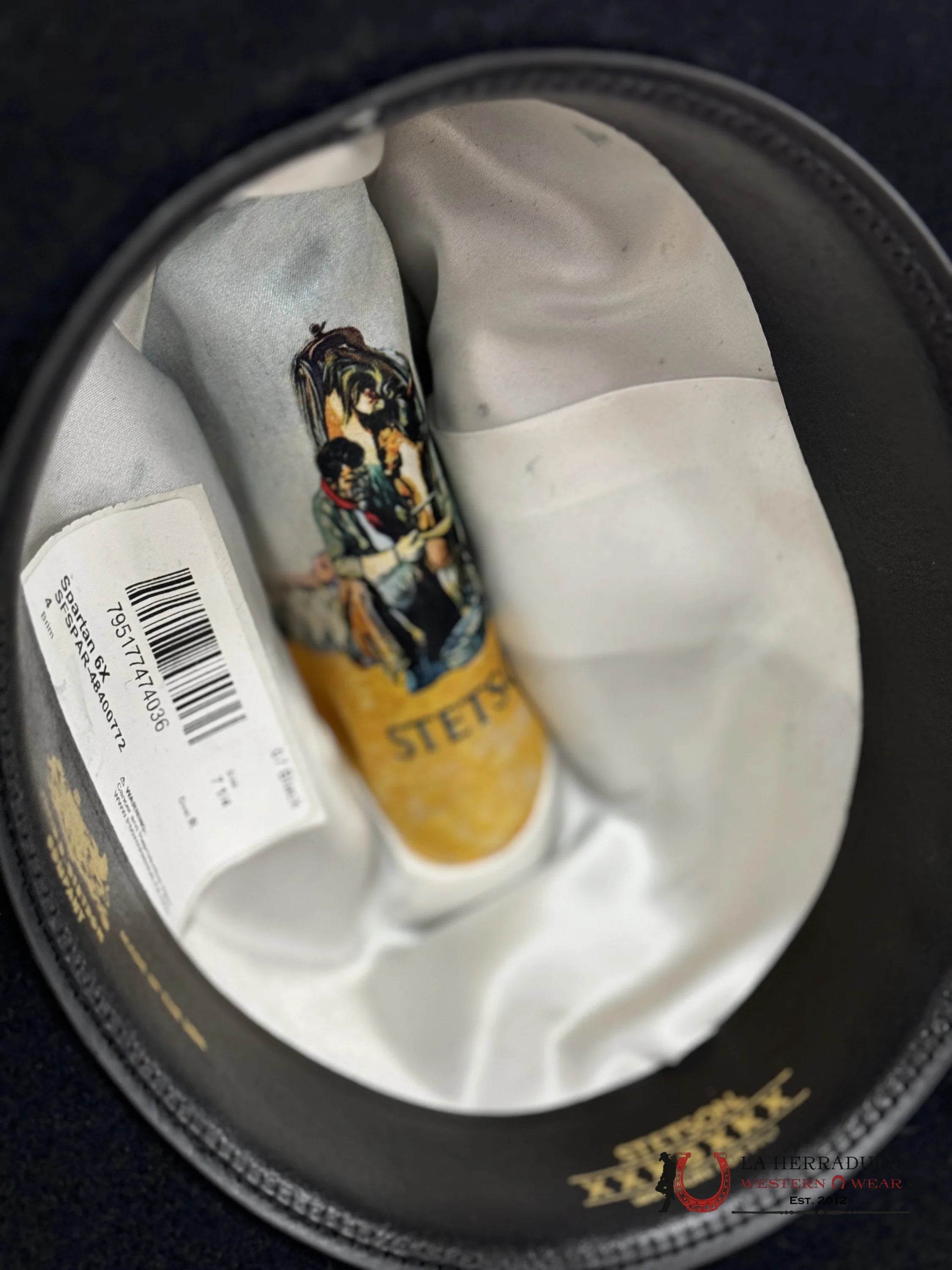 Stetson Spartan 6X Black Tejana