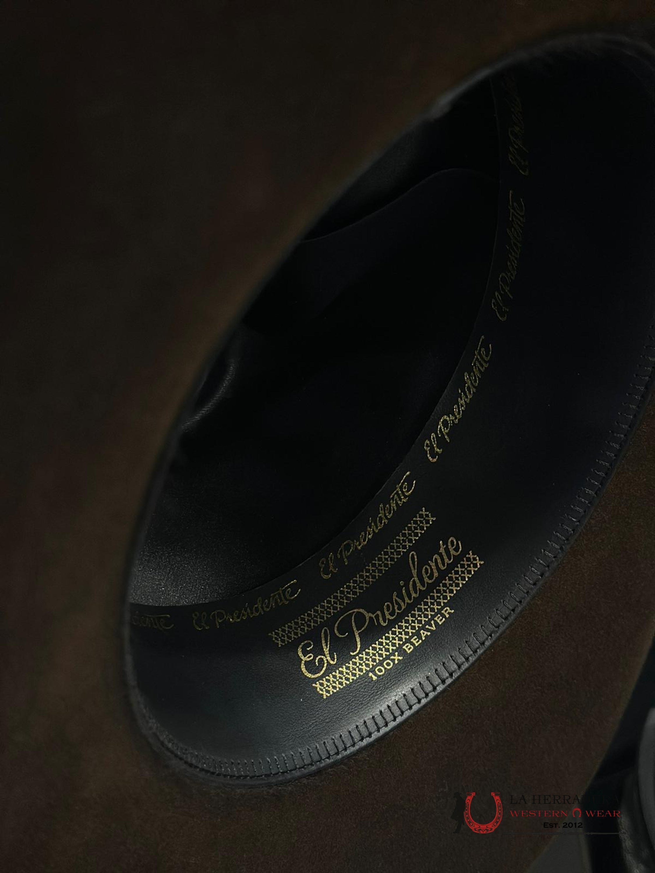 Stetson Cowboy Hat 100X El Presidente Chocolate Copa Alta Tejana