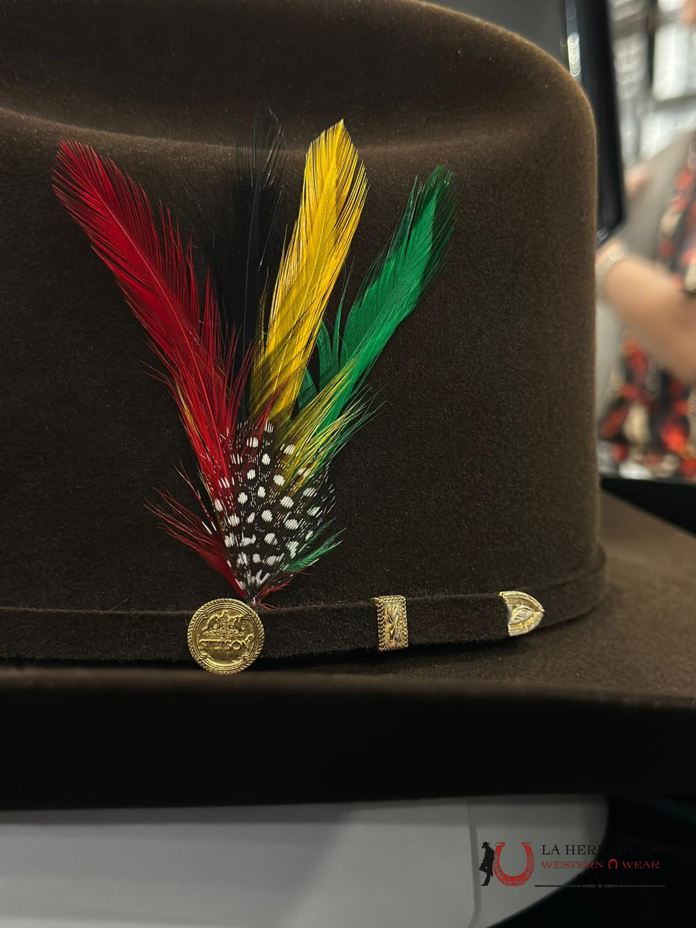 Stetson Cowboy Hat 100X El Presidente Chocolate Copa Alta Tejana