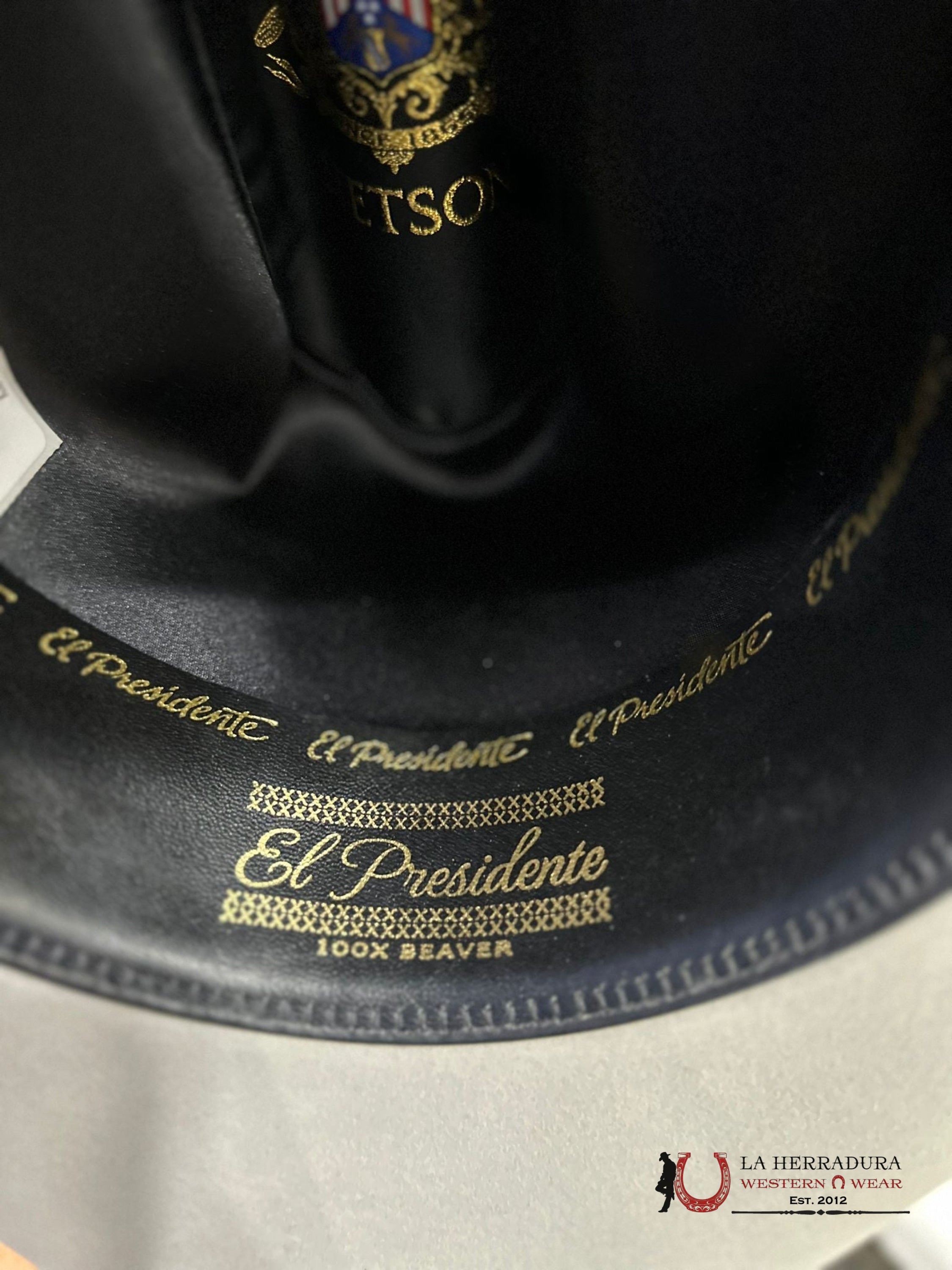 Stetson Cowboy Hat 100X El Presidente Mist Grey Copa Alta Tejana