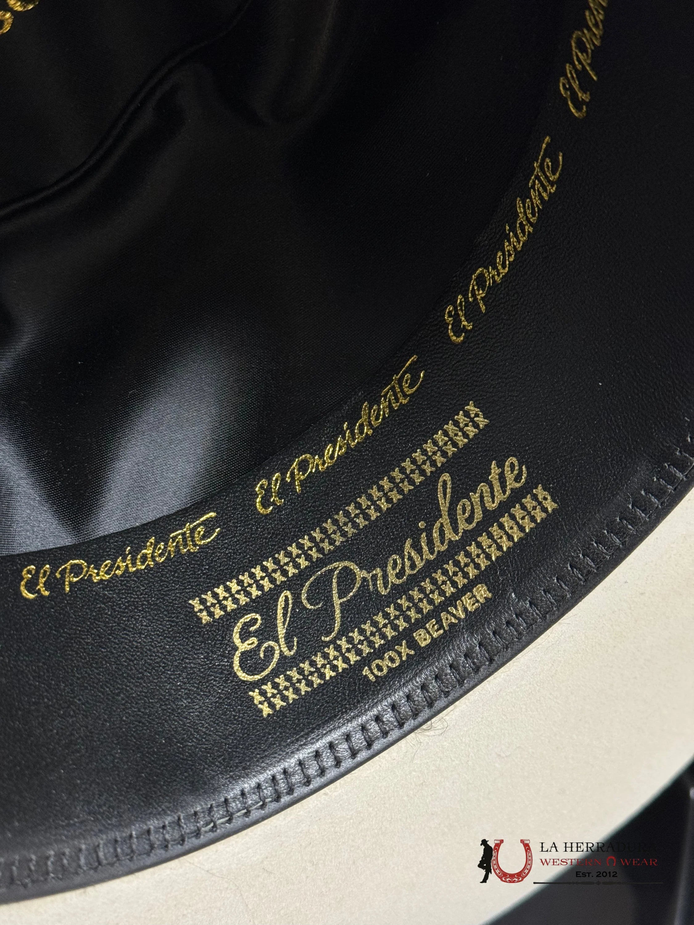 Stetson Cowboy Hat 100X El Presidente Silver Belly Copa Alta Tejana