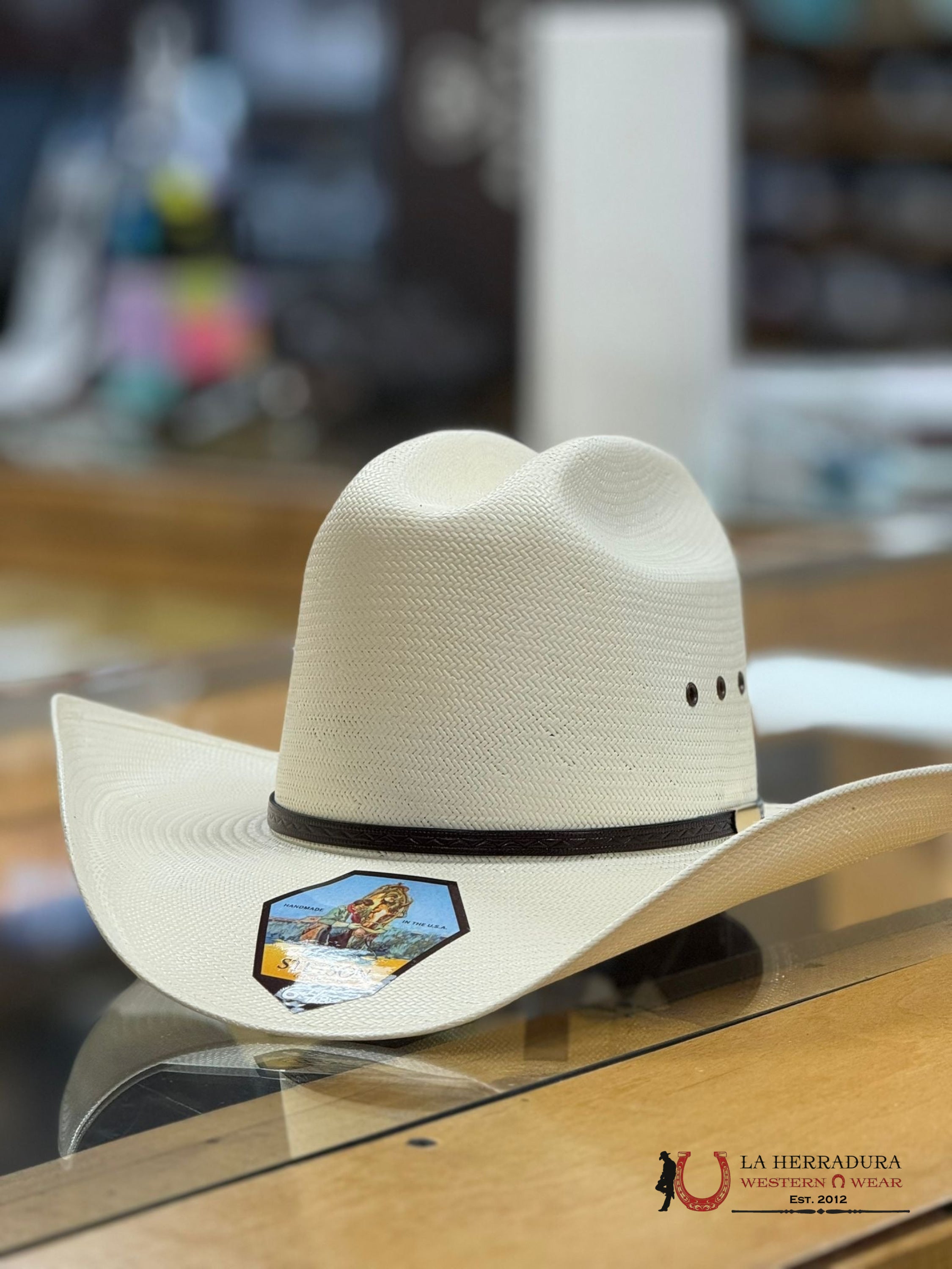 Stetson Maddock Natural 10X Straw Hat Tejana