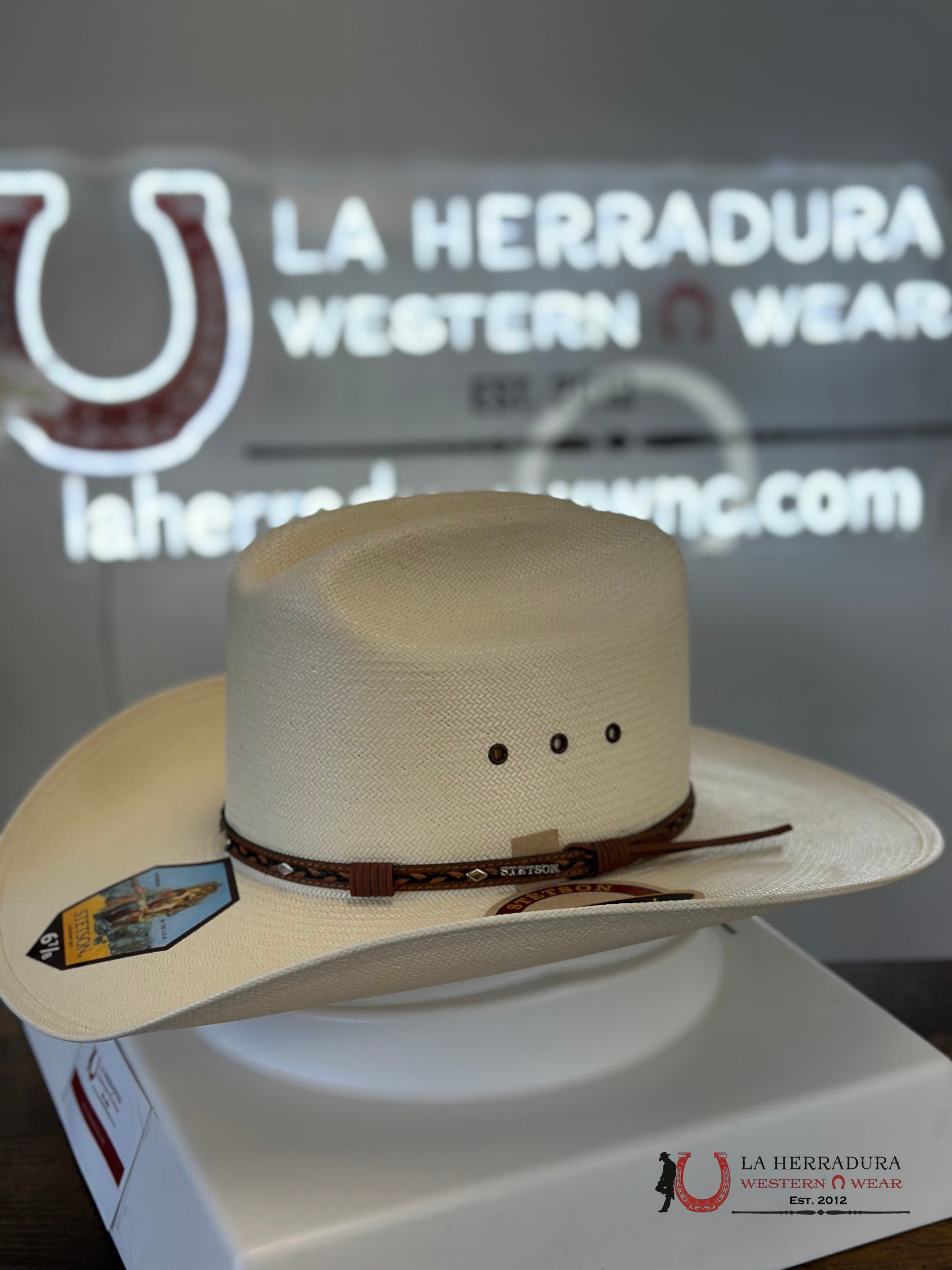 Stetson Ocala Natural 10X Straw Hat Tejana