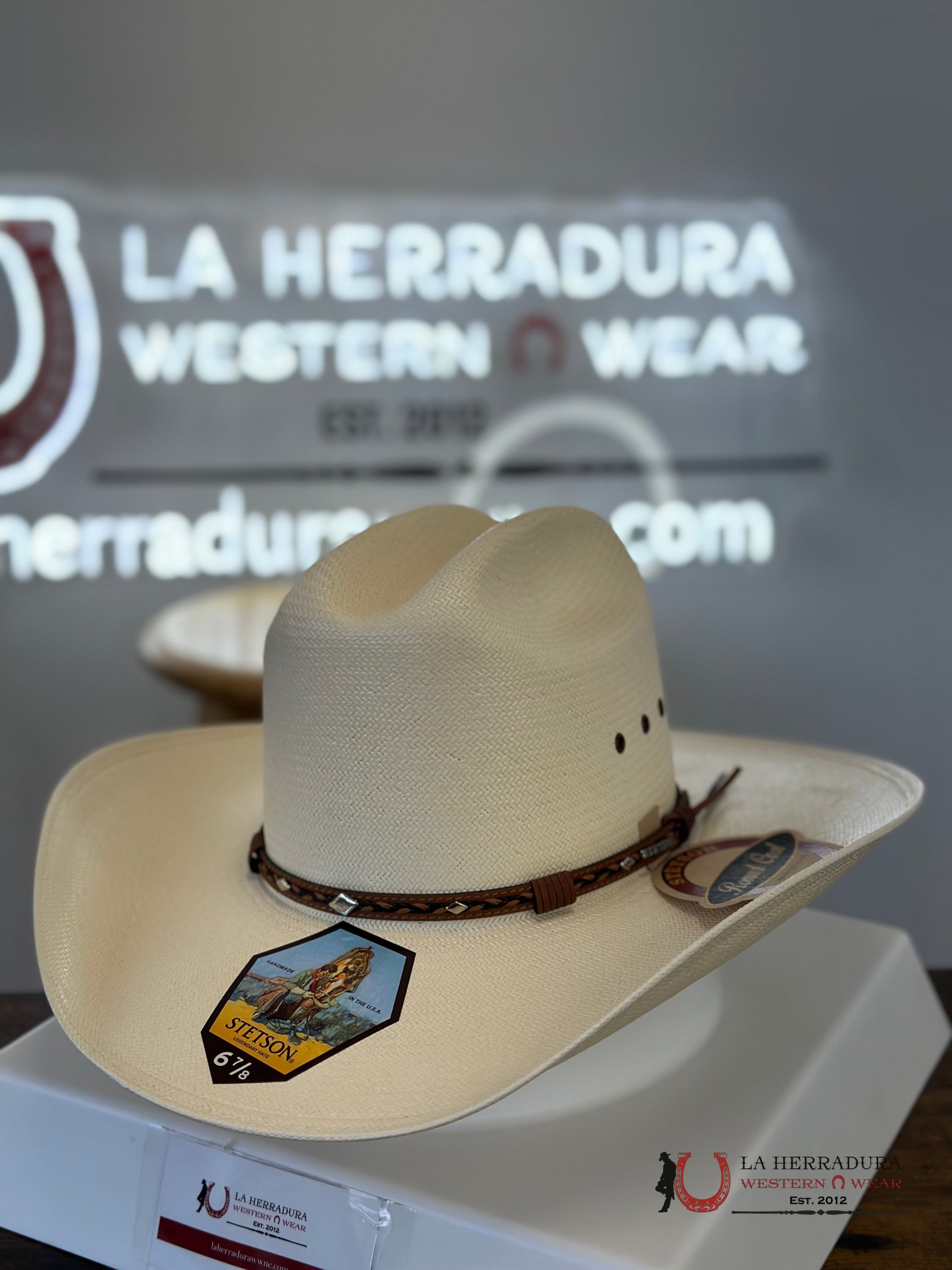 Stetson Ocala Natural 10X Straw Hat Tejana