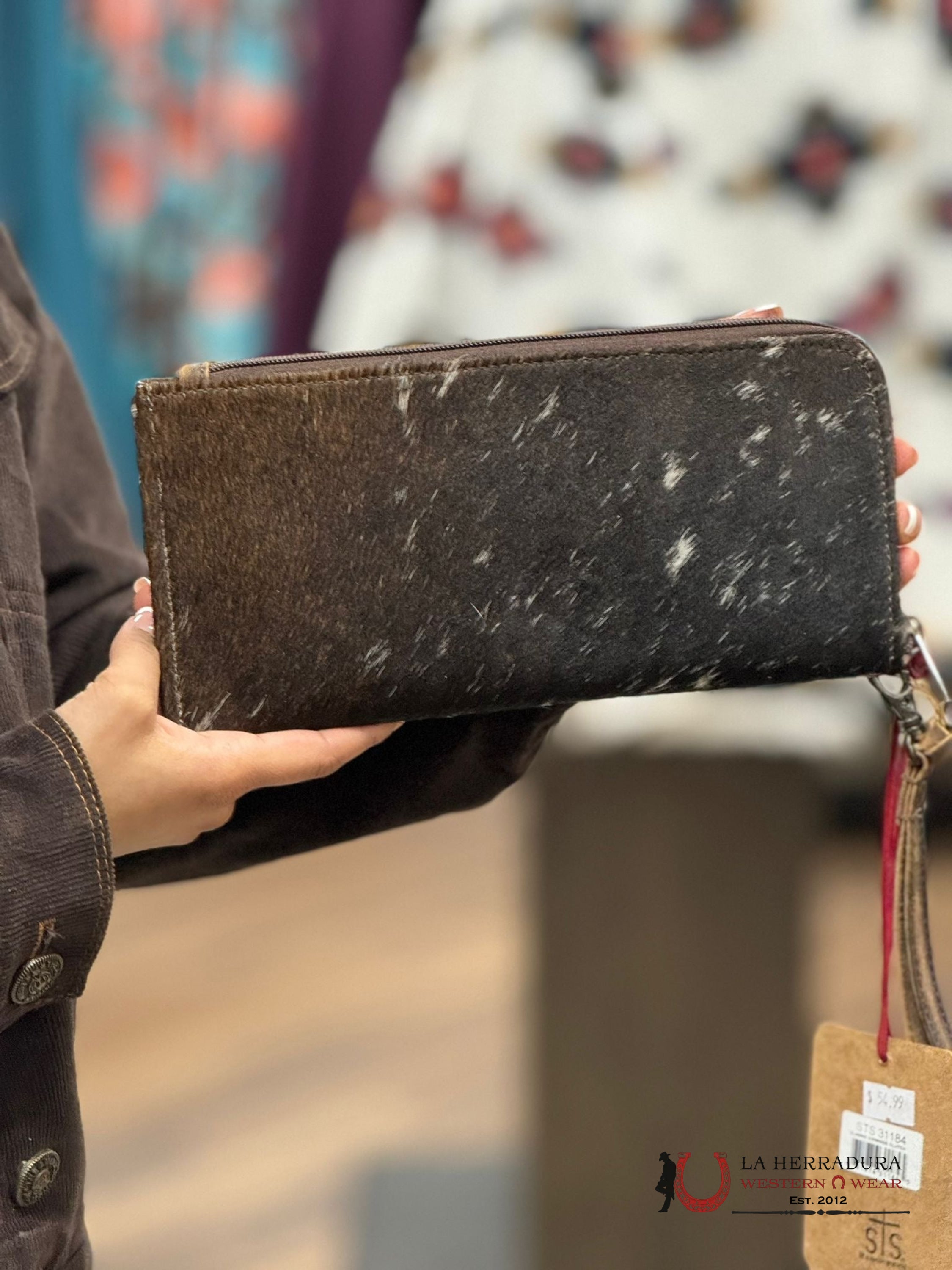 Sts Ranchwear Cowhide Classic Clitch Wallet