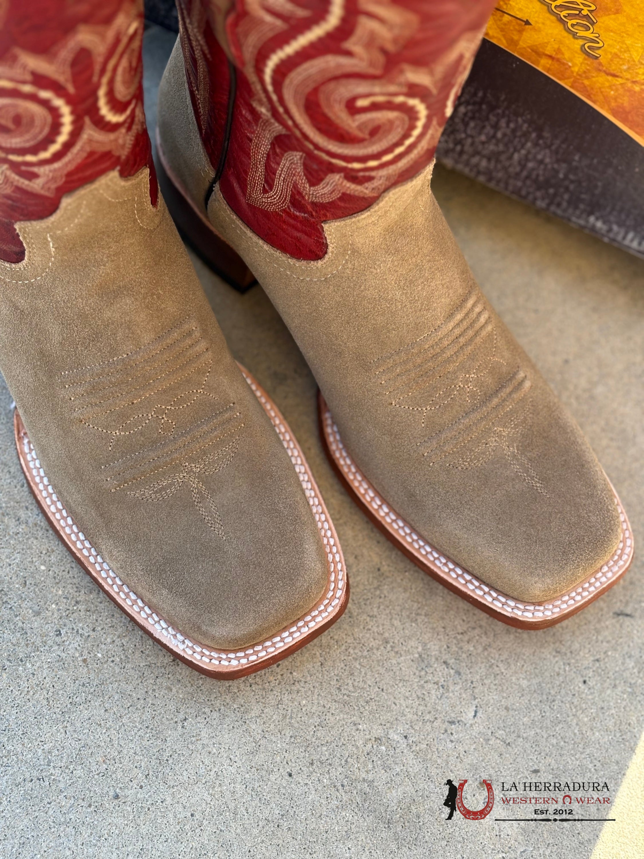 TANNER MARK MENS RUFF OUT FANGO RED TOP- 5546 BOTAS HOMBRES