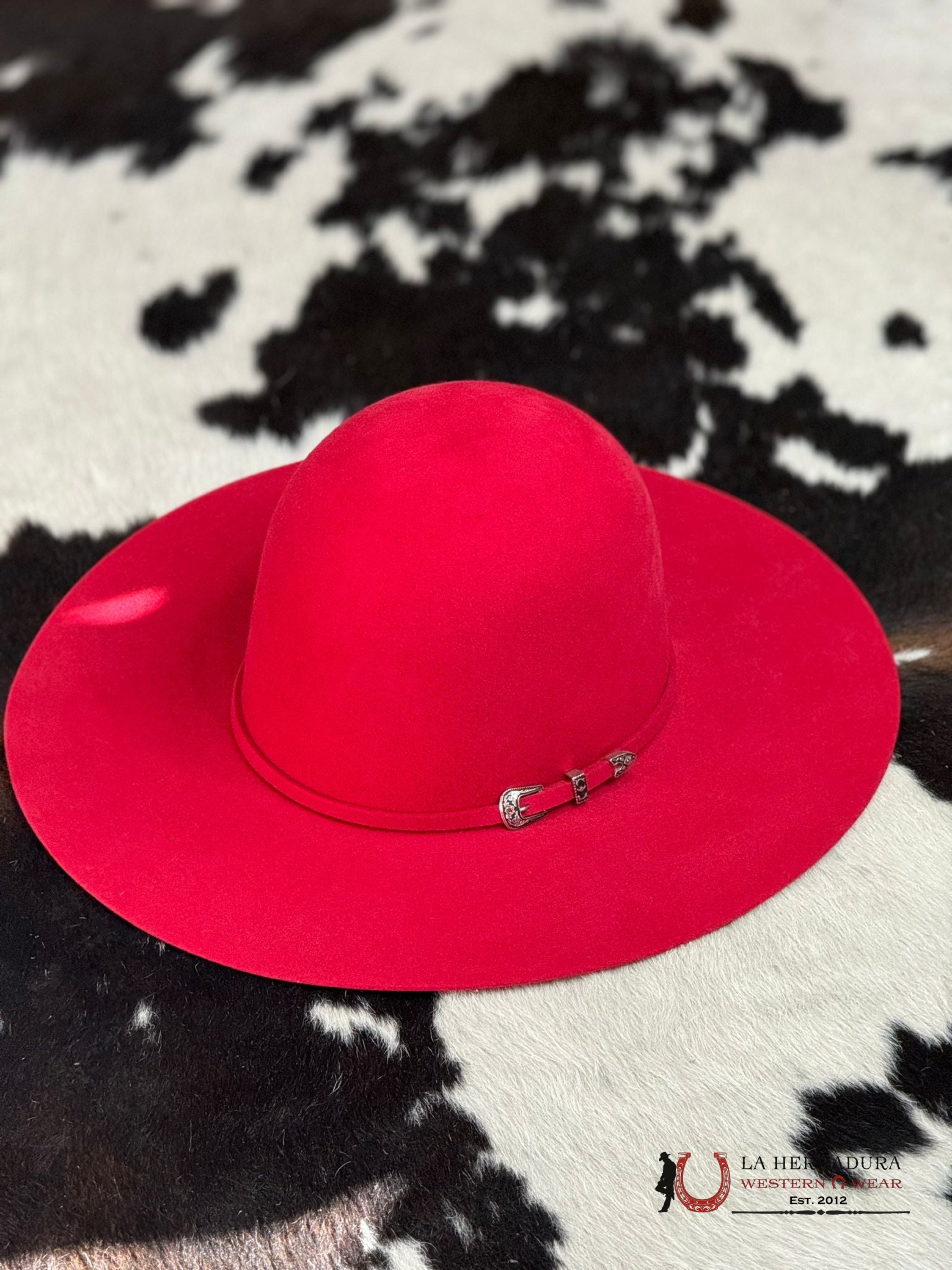 Texana Pro Hats Open Crown Red Texanas Mujeres