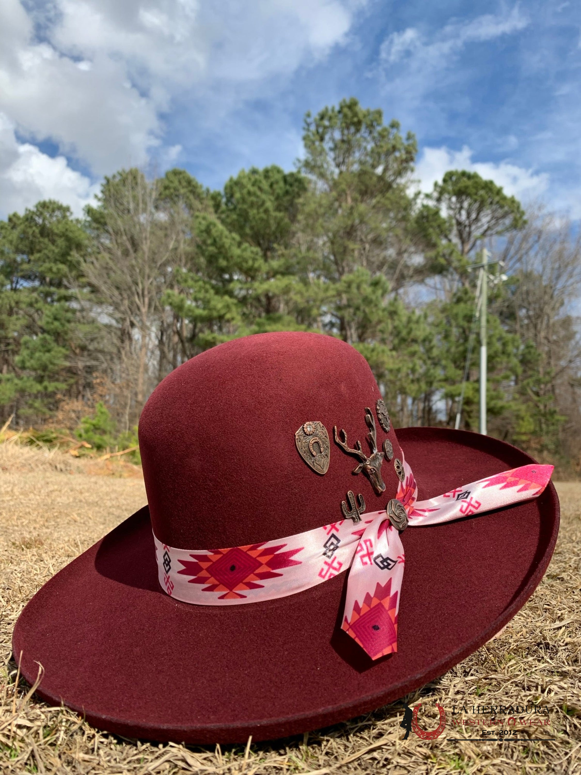 Texana Stone Para Dama 100X Vino Texanas Mujeres