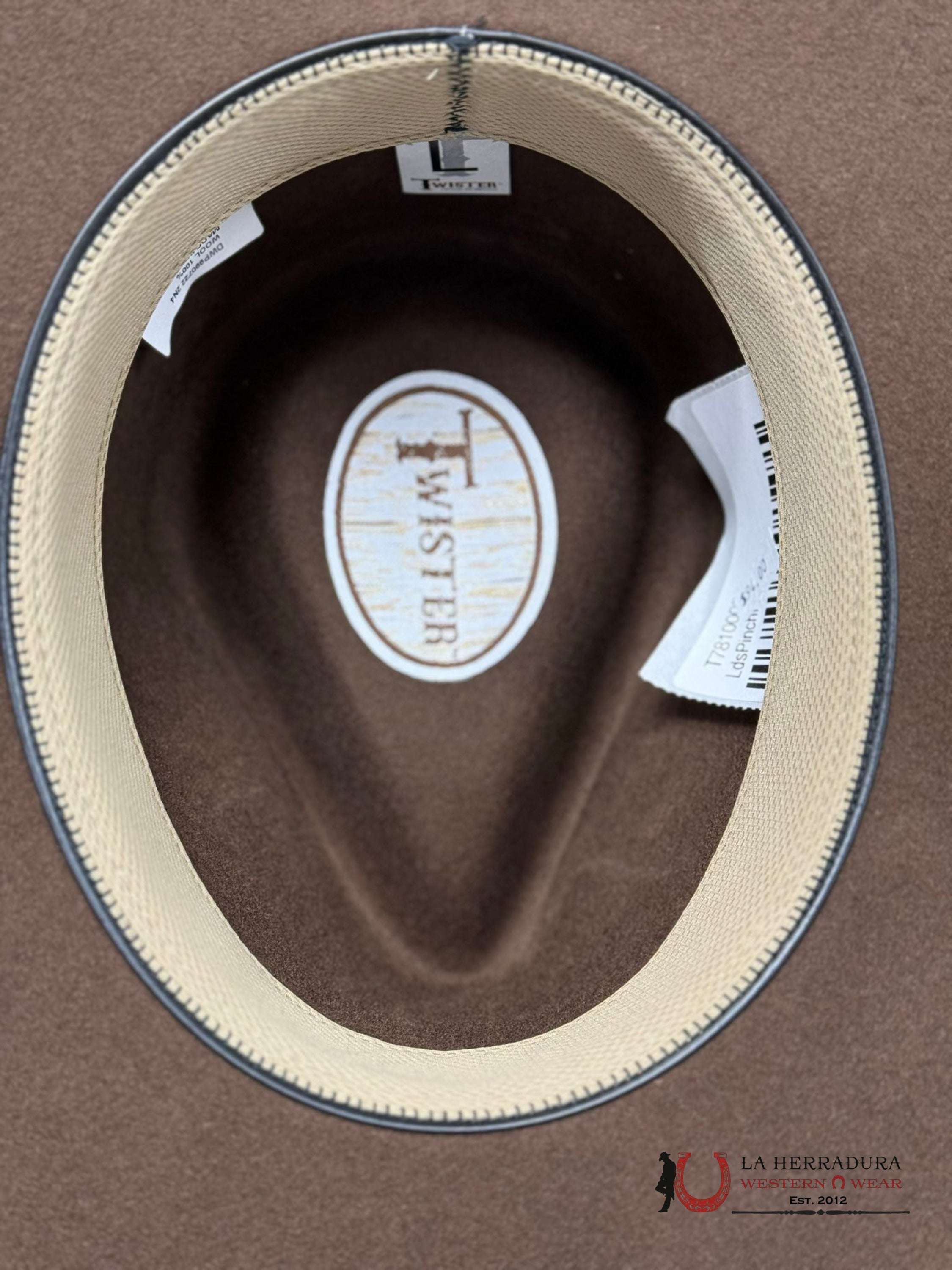 Texana Twister Pinched Front Brown Texanas Mujeres