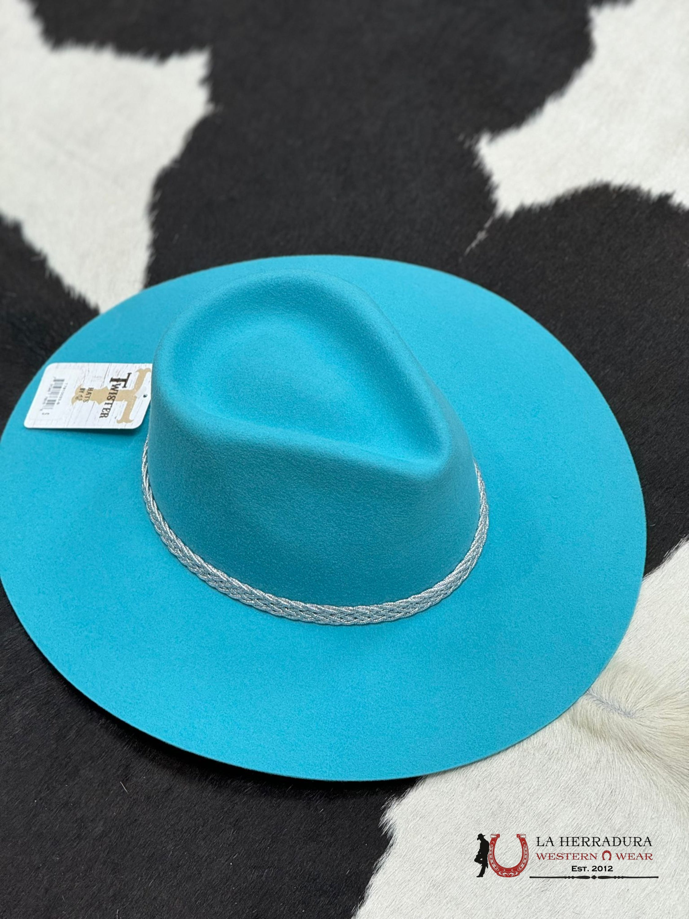 Texana Twister Pinched Front Vivid Sky Blue Texanas Mujeres