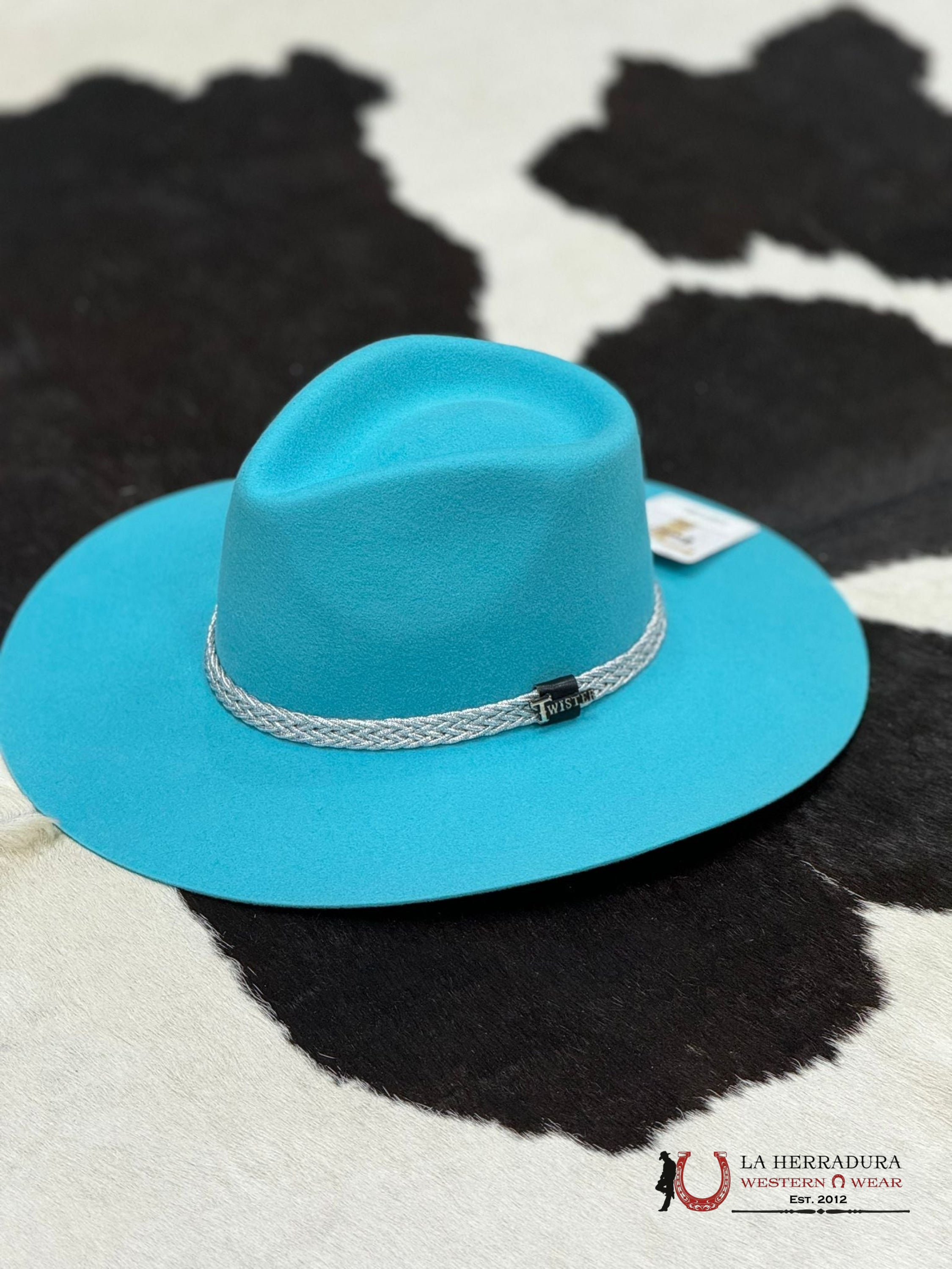 Texana Twister Pinched Front Vivid Sky Blue Texanas Mujeres