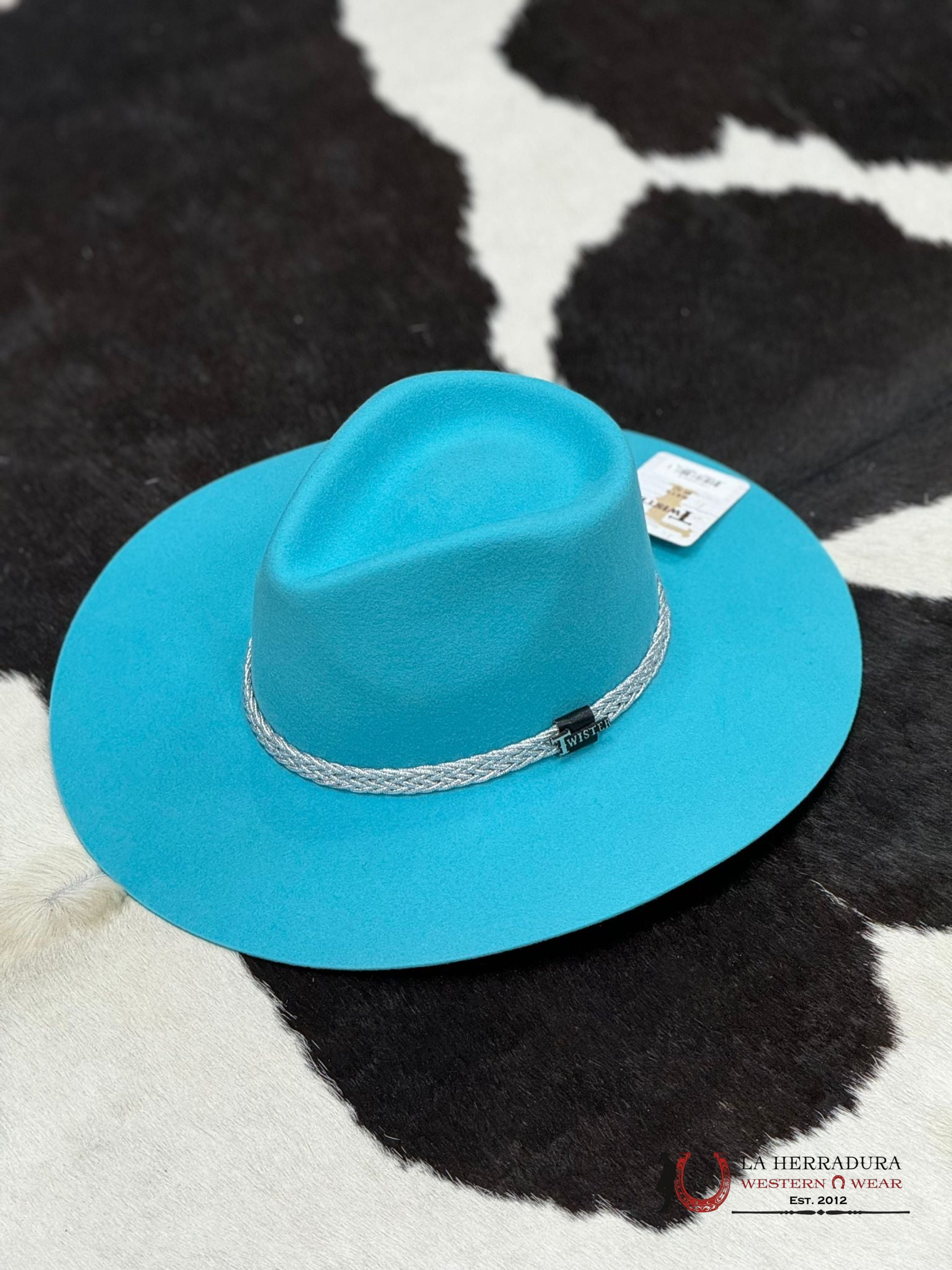 Texana Twister Pinched Front Vivid Sky Blue Texanas Mujeres