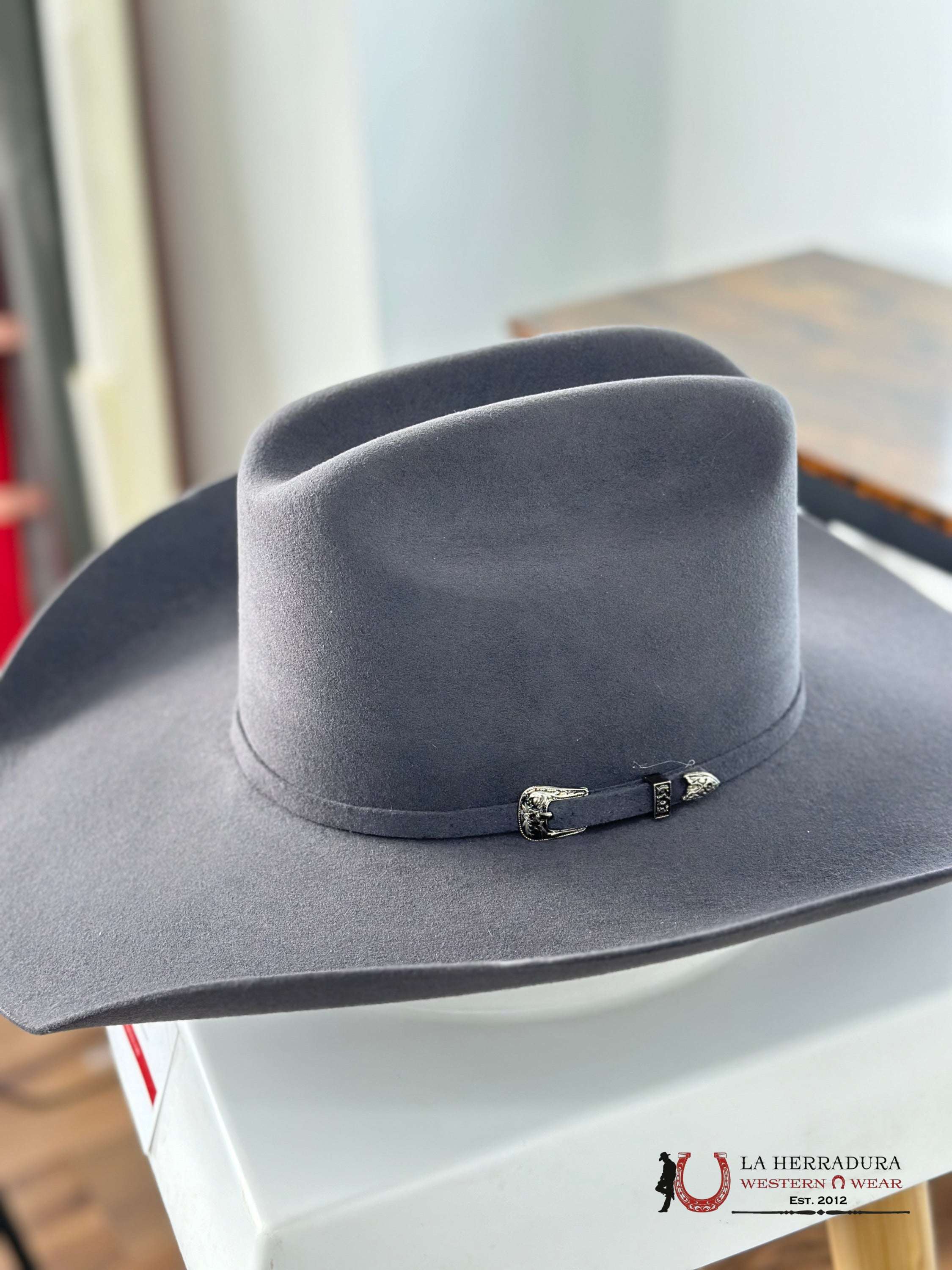 Texas Hat Company 3X Charcoal Felt Tejana