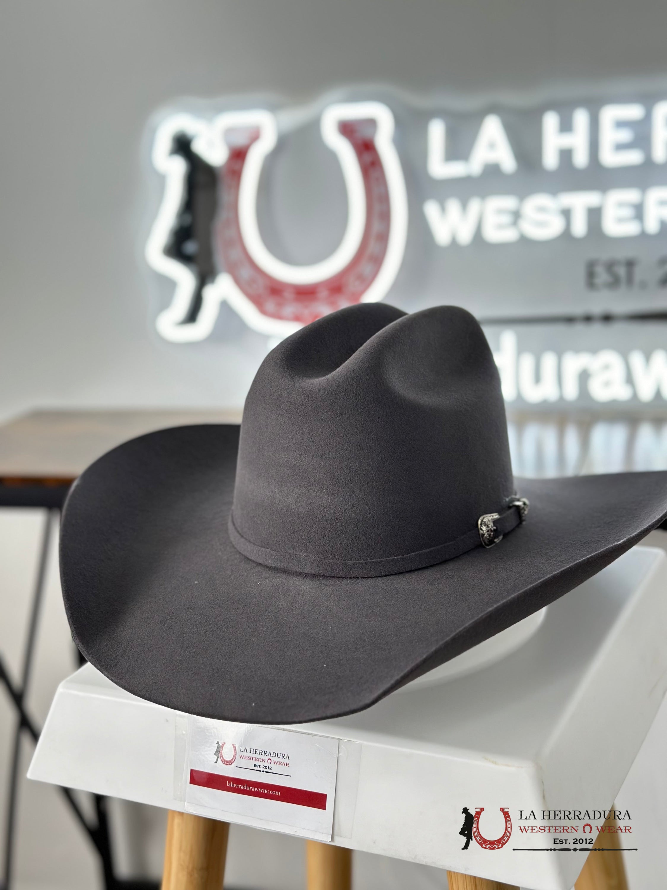 Texas Hat Company 3X Charcoal Felt Tejana