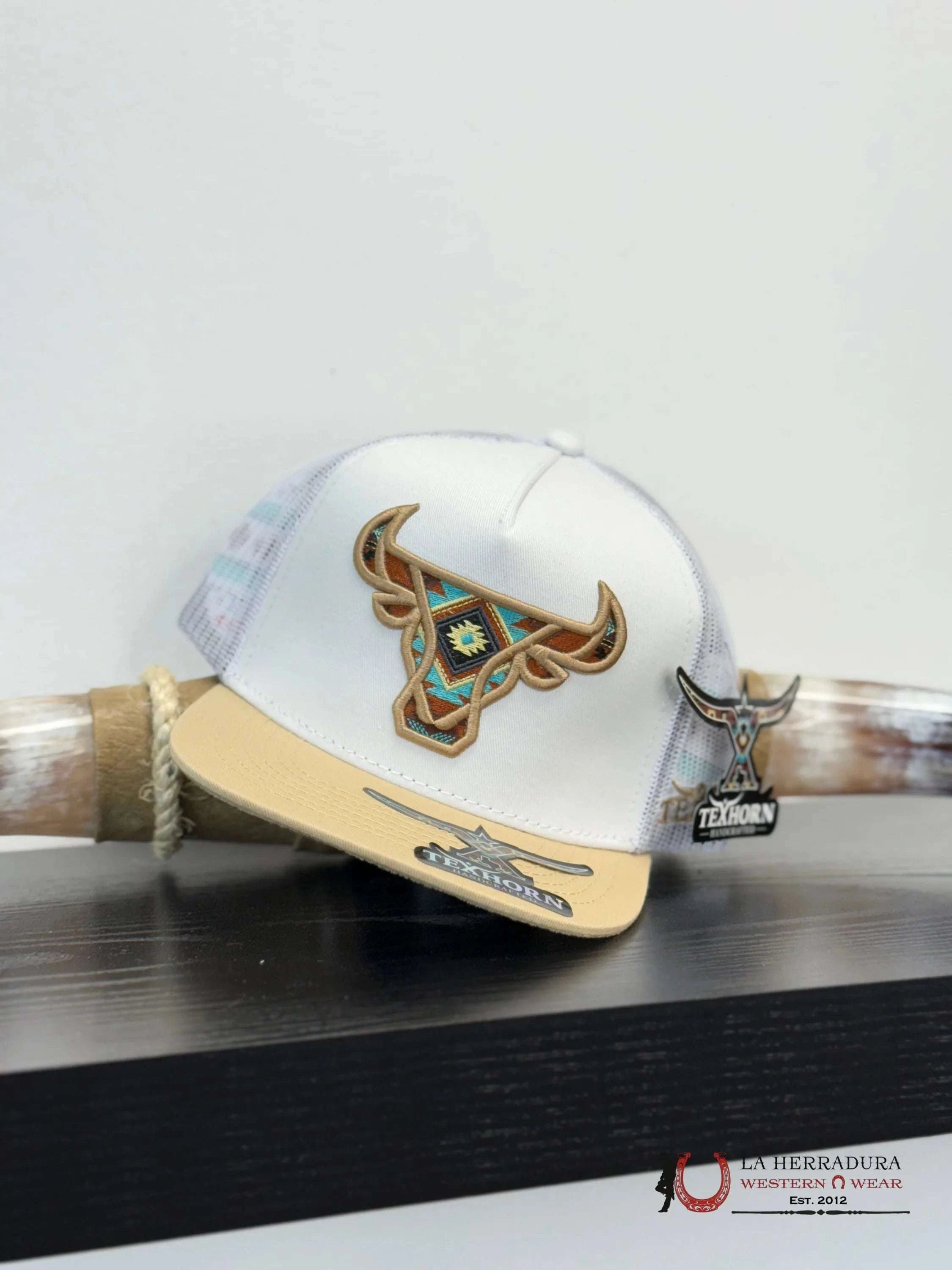 TEXAS HORN CAP TAN.3 KIDS
