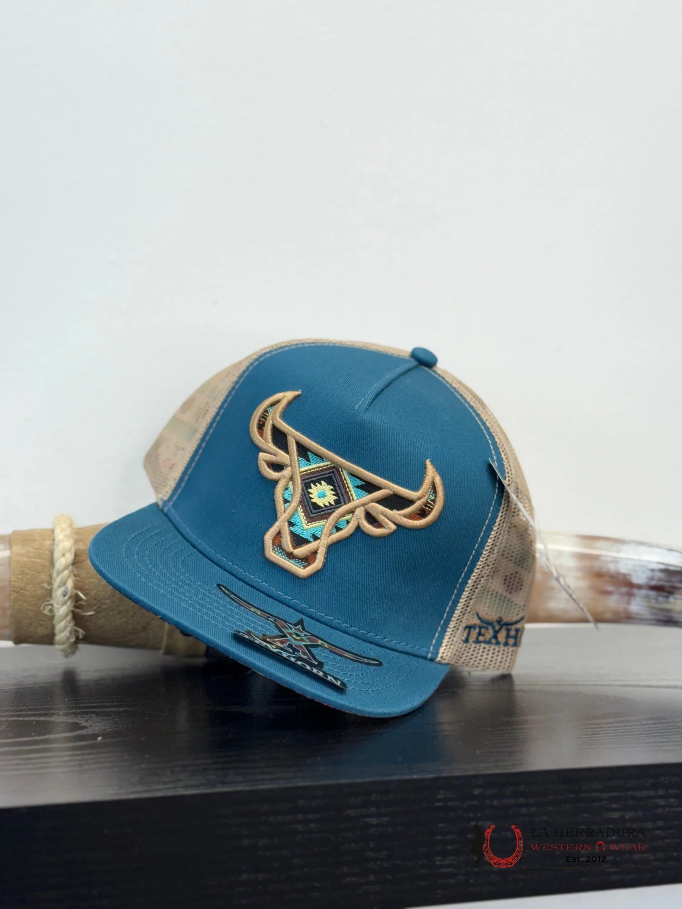 TEXAS HORN CAP TEAL.2 KIDS