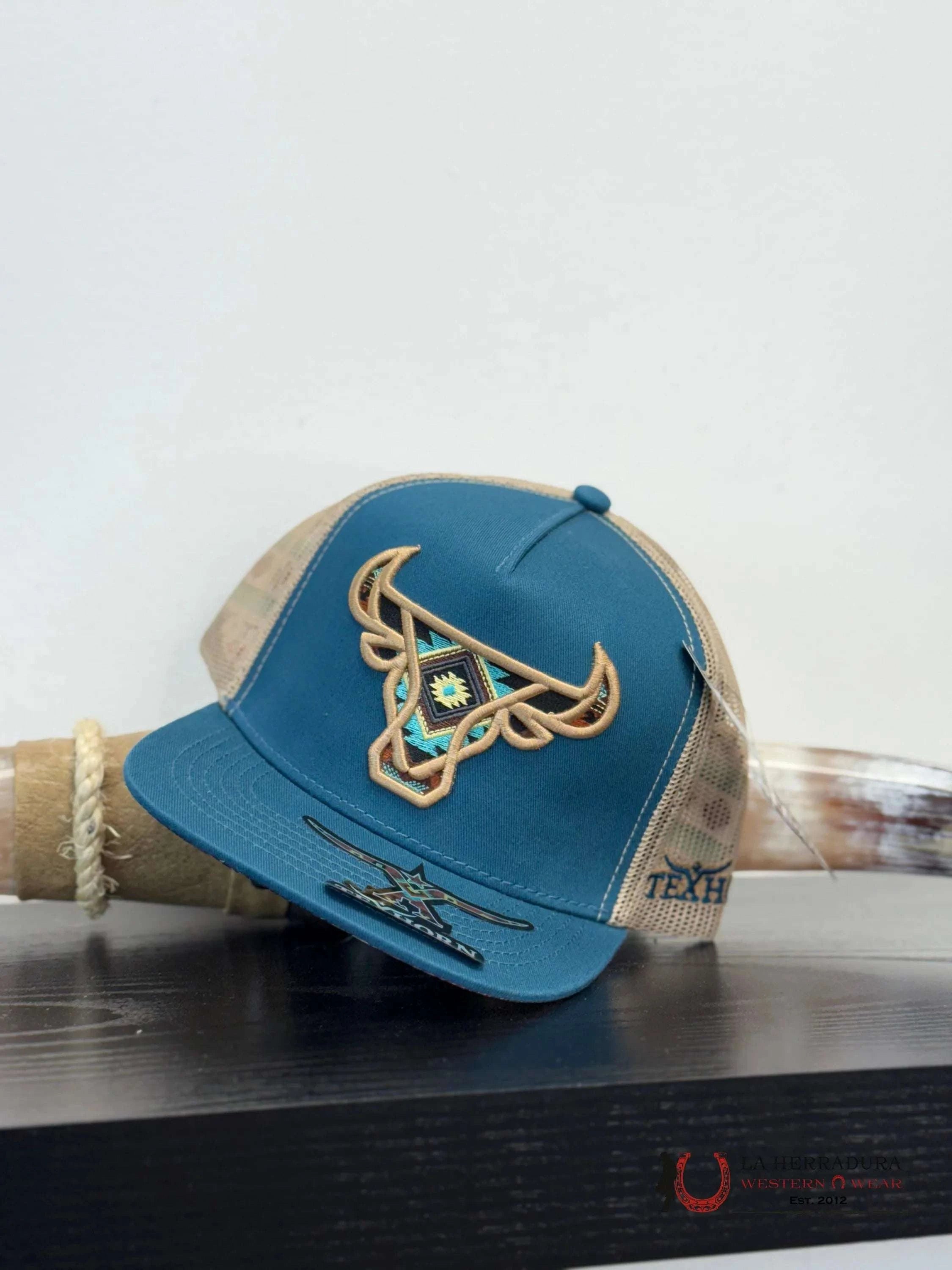 TEXAS HORN CAP TEAL.2 KIDS