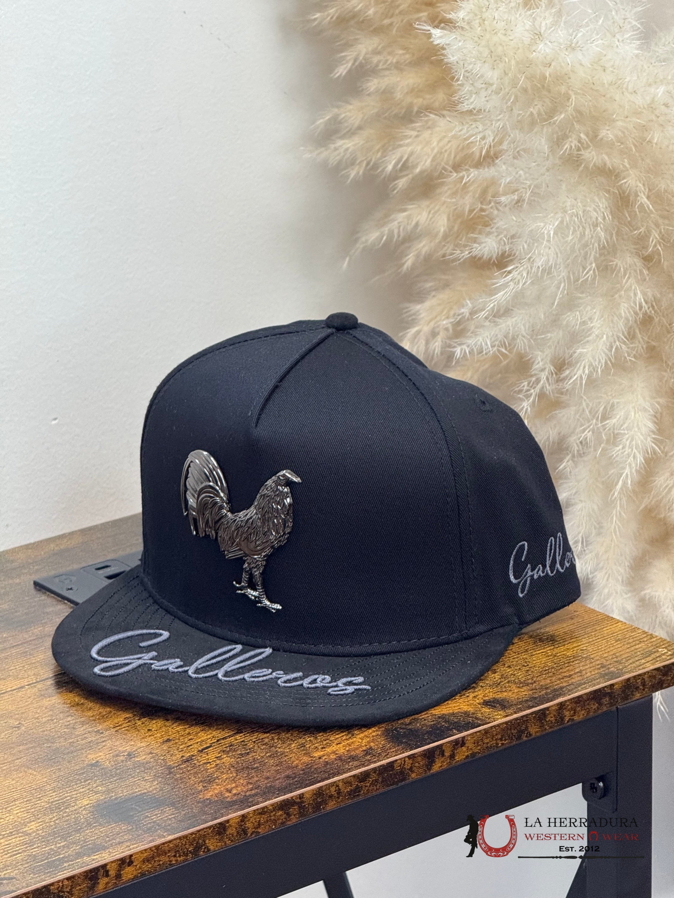 TEXAS RANCH BLACK Style 001 Galleros hat CAPS MENS GORRAS HOMBRES