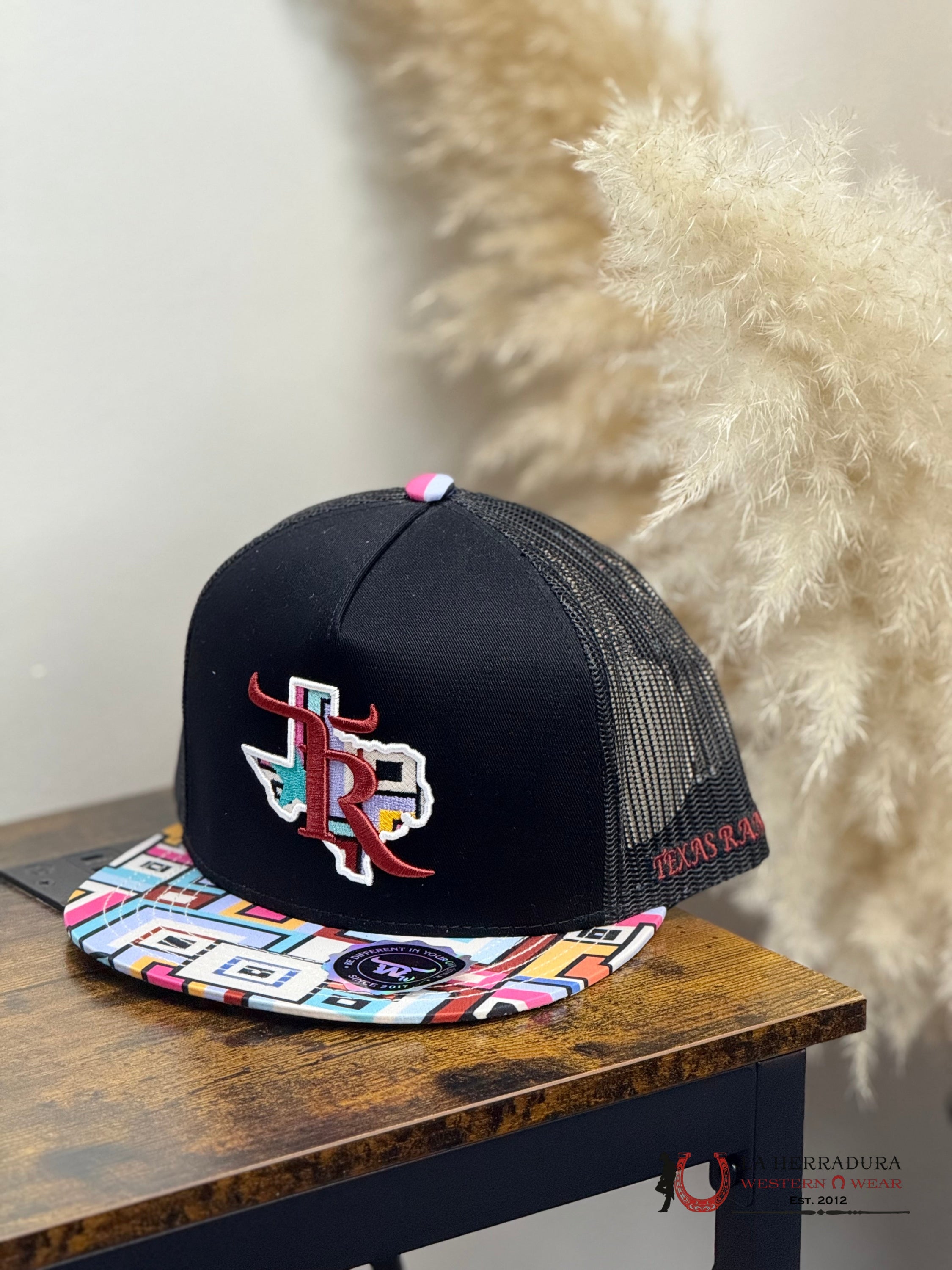 TEXAS RANCH BLACK Style 010 multicolores hat CAPS MENS GORRAS HOMBRES