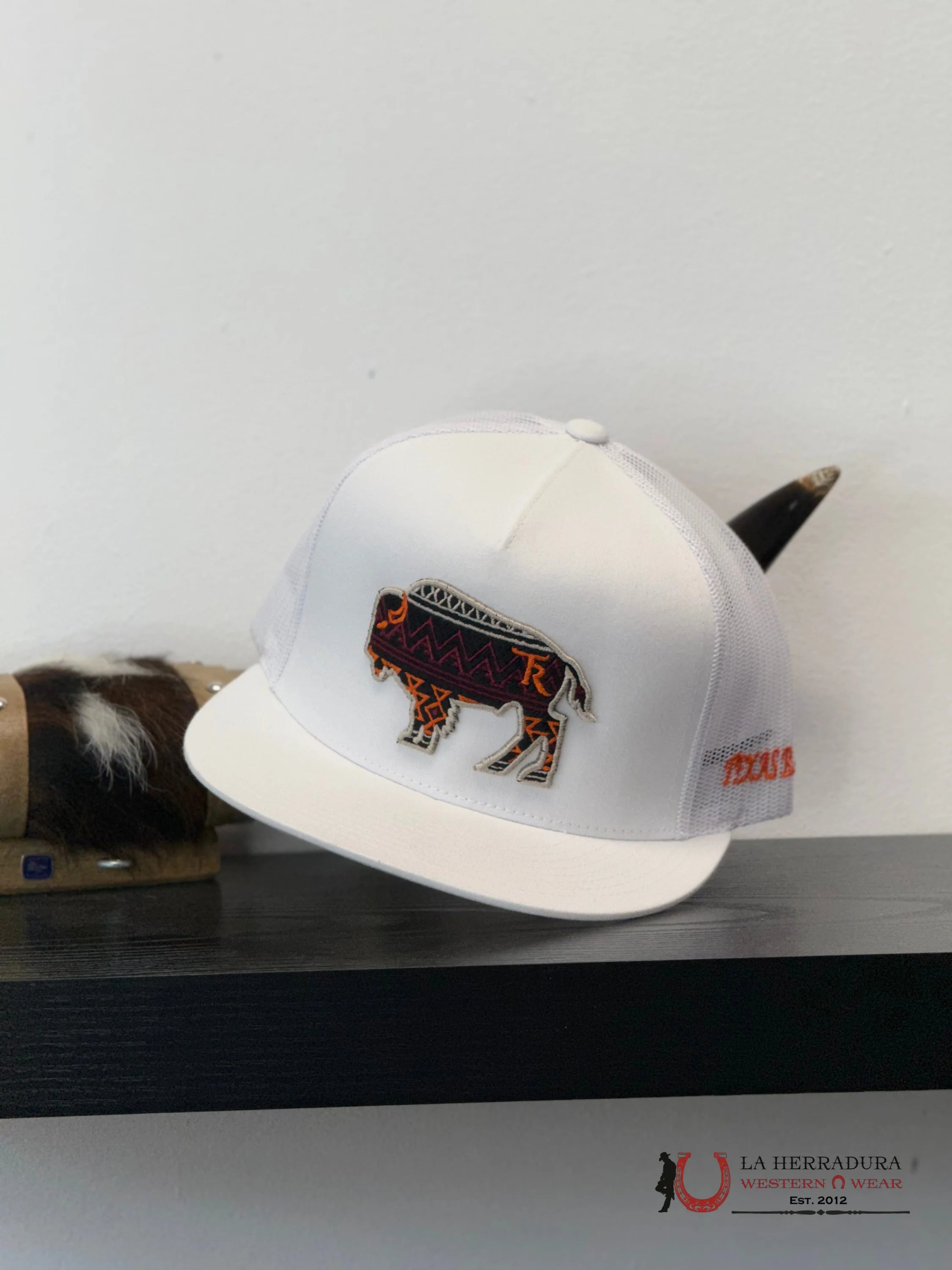 TEXAS RANCH white Style 07 Bisonte blanco hat CAPS MENS GORRAS HOMBRES