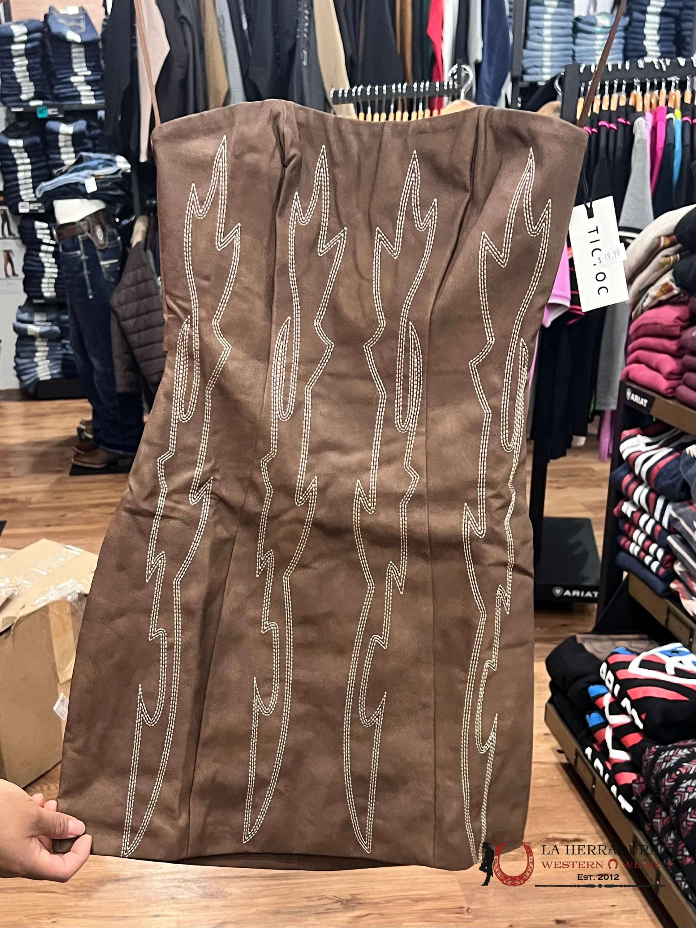 Tictoc Arizona Brown Mini Dress Ropa Mujeres