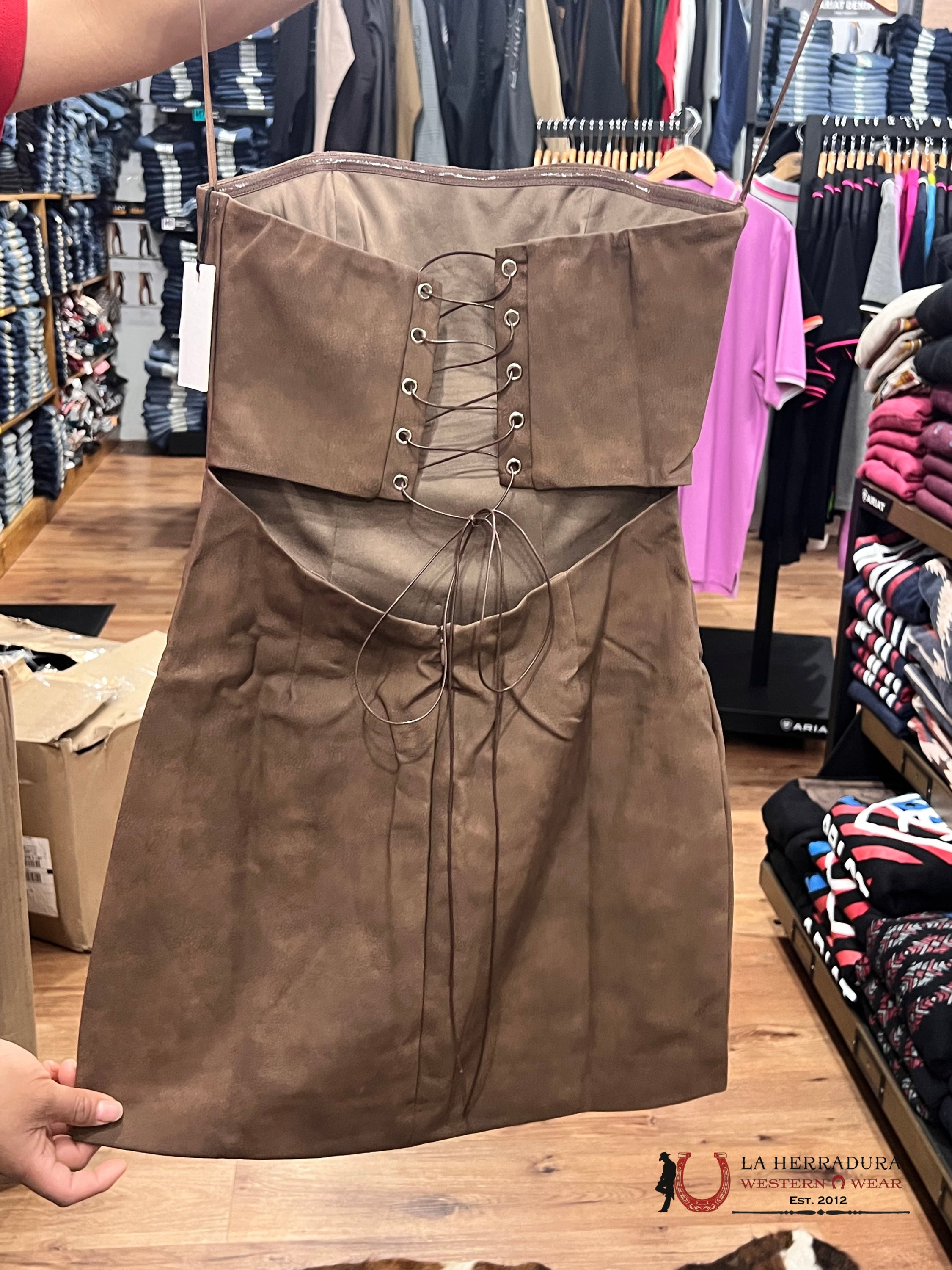 Tictoc Arizona Brown Mini Dress Ropa Mujeres