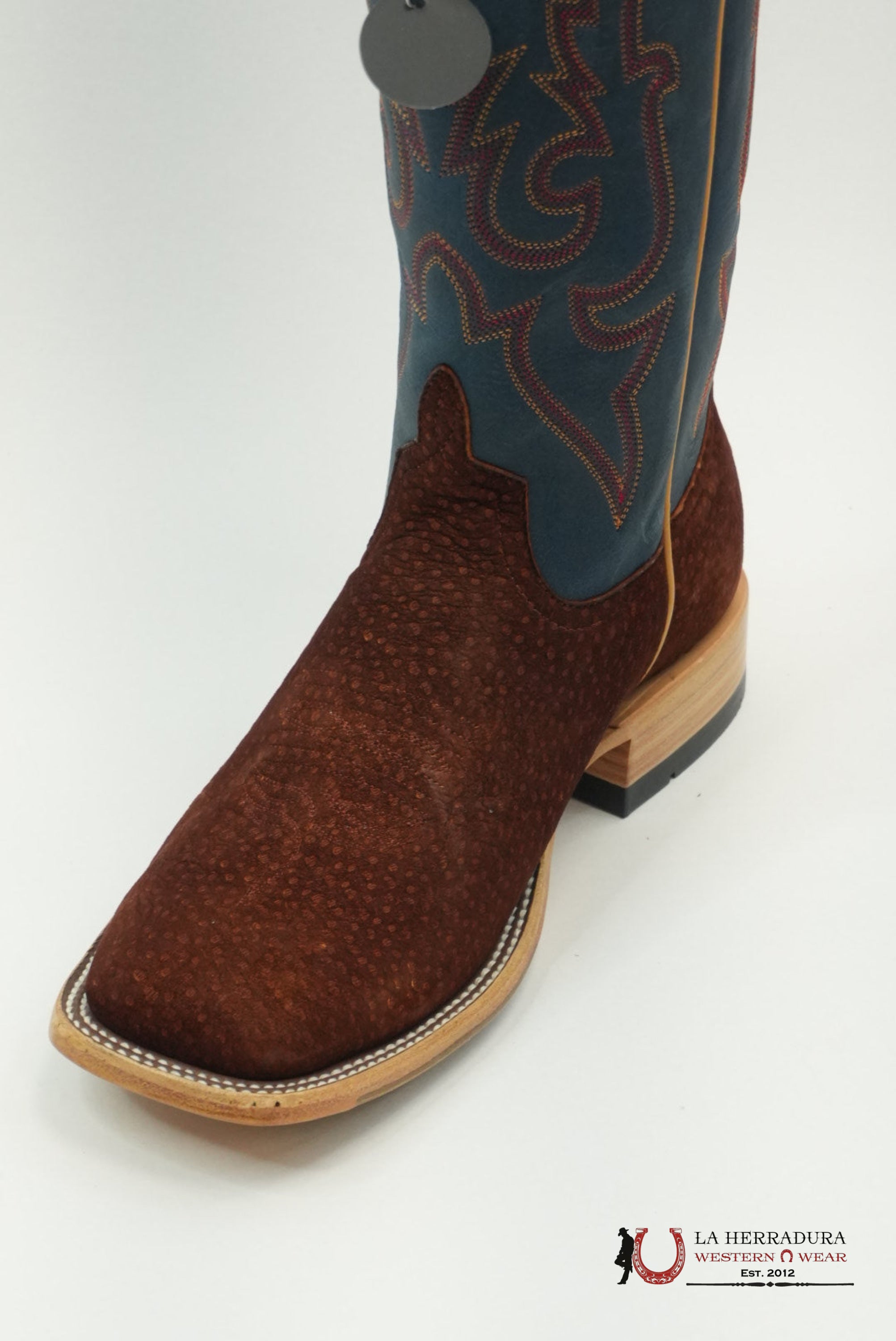 TOP HAND COLLECTION MEN BOOTS RUST CARPINCHO SOUL OLD ATLANTIC SQUARE TOE HP8081 BOTAS HOMBRES