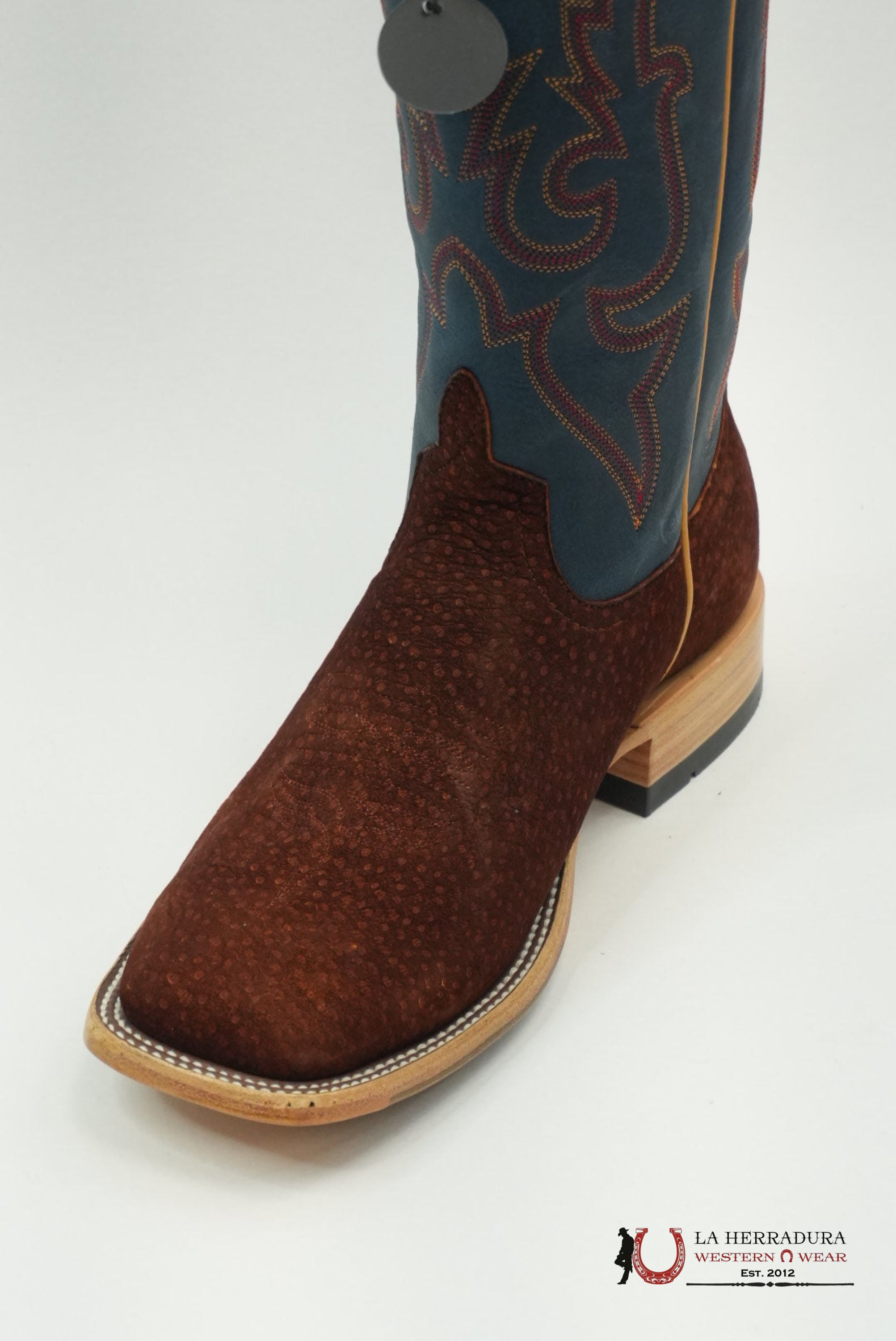 TOP HAND COLLECTION MEN BOOTS RUST CARPINCHO SOUL OLD ATLANTIC SQUARE TOE HP8081 BOTAS HOMBRES