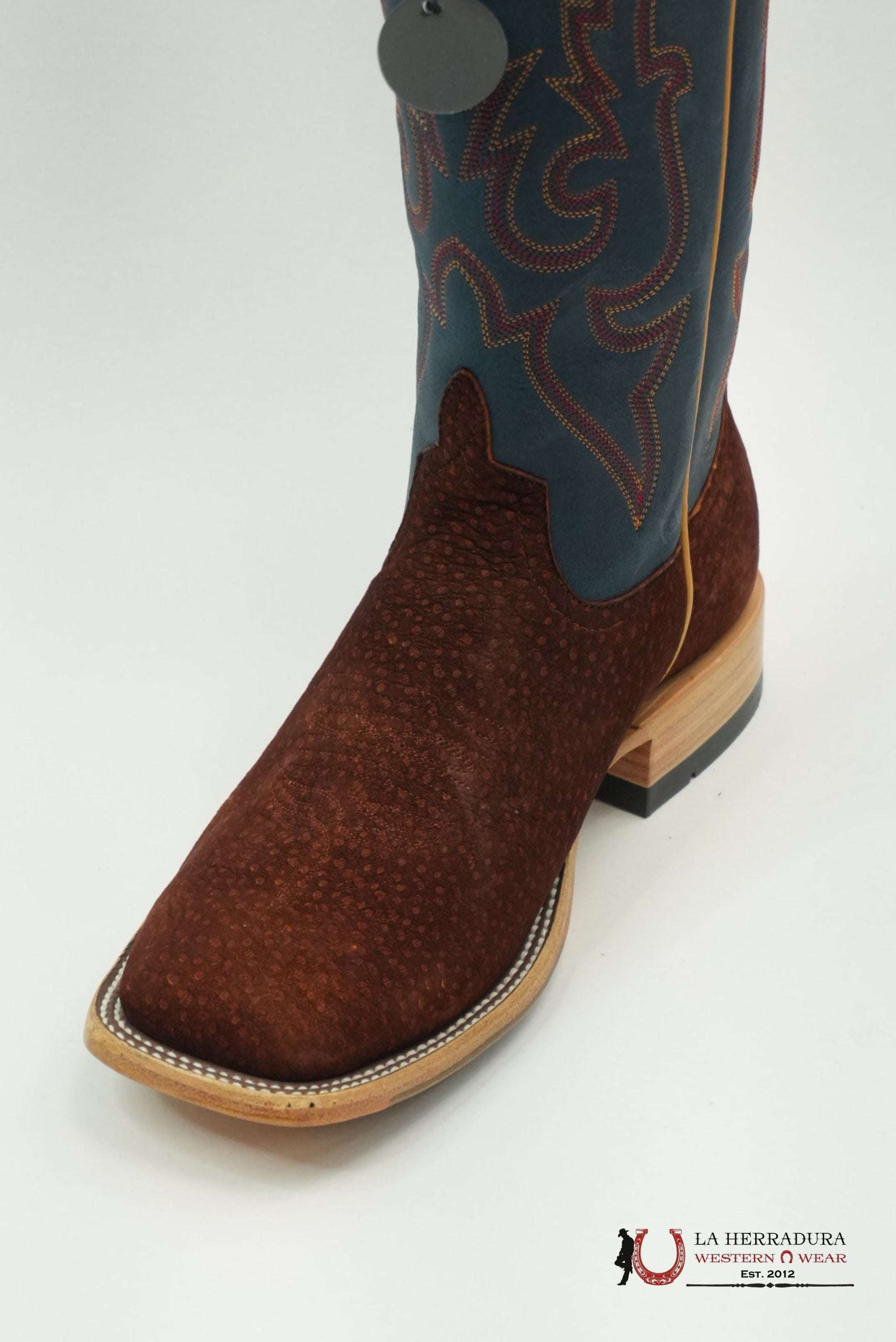 TOP HAND COLLECTION MEN BOOTS RUST CARPINCHO SOUL OLD ATLANTIC SQUARE TOE HP8081 BOTAS HOMBRES