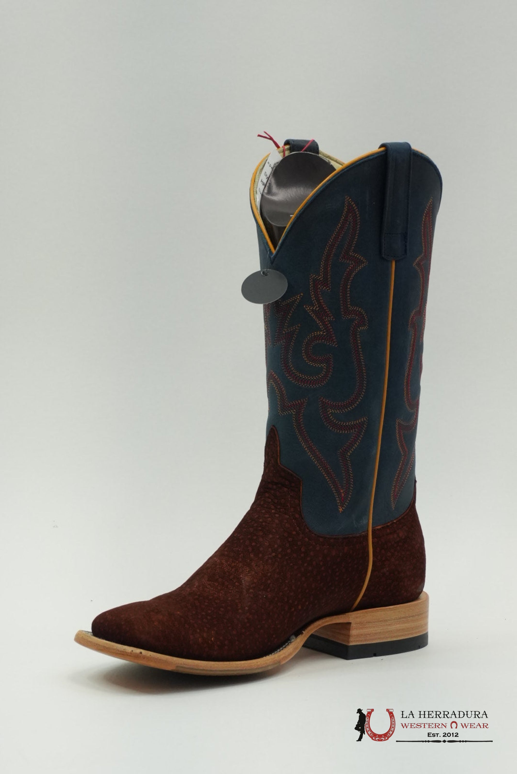 TOP HAND COLLECTION MEN BOOTS RUST CARPINCHO SOUL OLD ATLANTIC SQUARE TOE HP8081 BOTAS HOMBRES