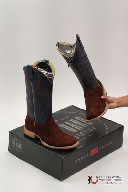 BOTAS PARA HOMBRE TOP HAND COLLECTION PUNTA CUADRADA ÓXIDO CARPINCHO SOUL OLD ATLANTIC HP8081