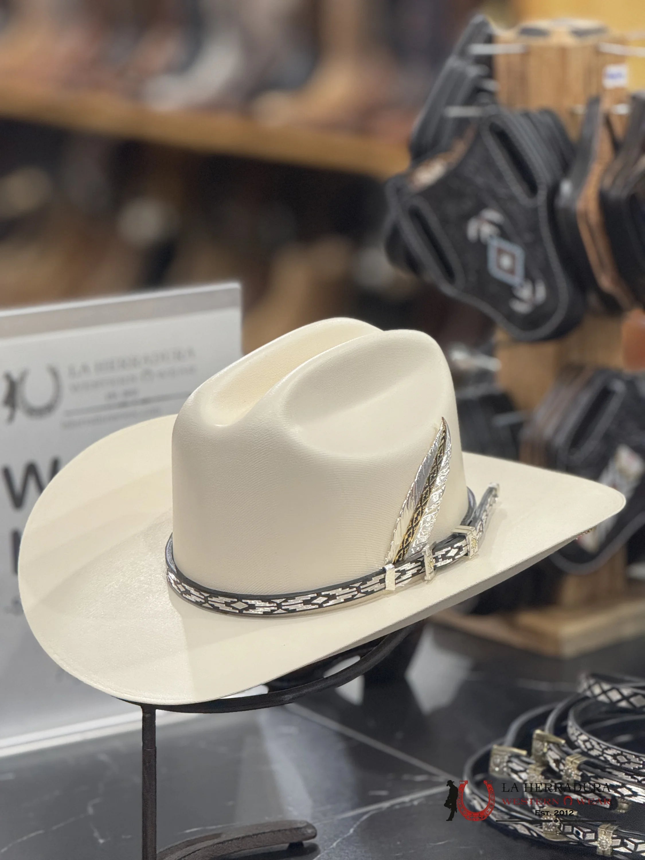 Toquilla De Plata 2 Triangulos Tejana