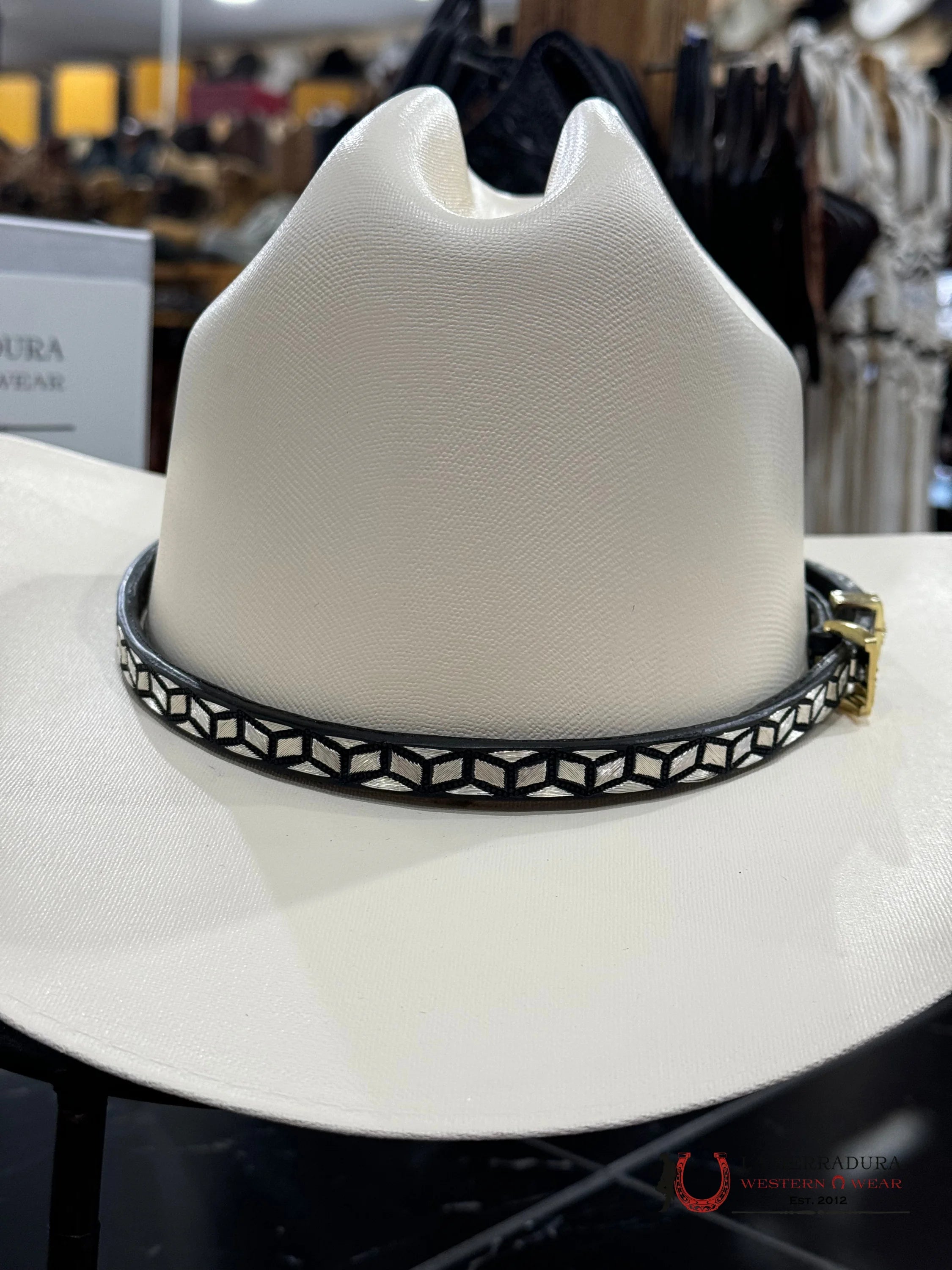 Toquilla De Plata Rombos 3 Tejana