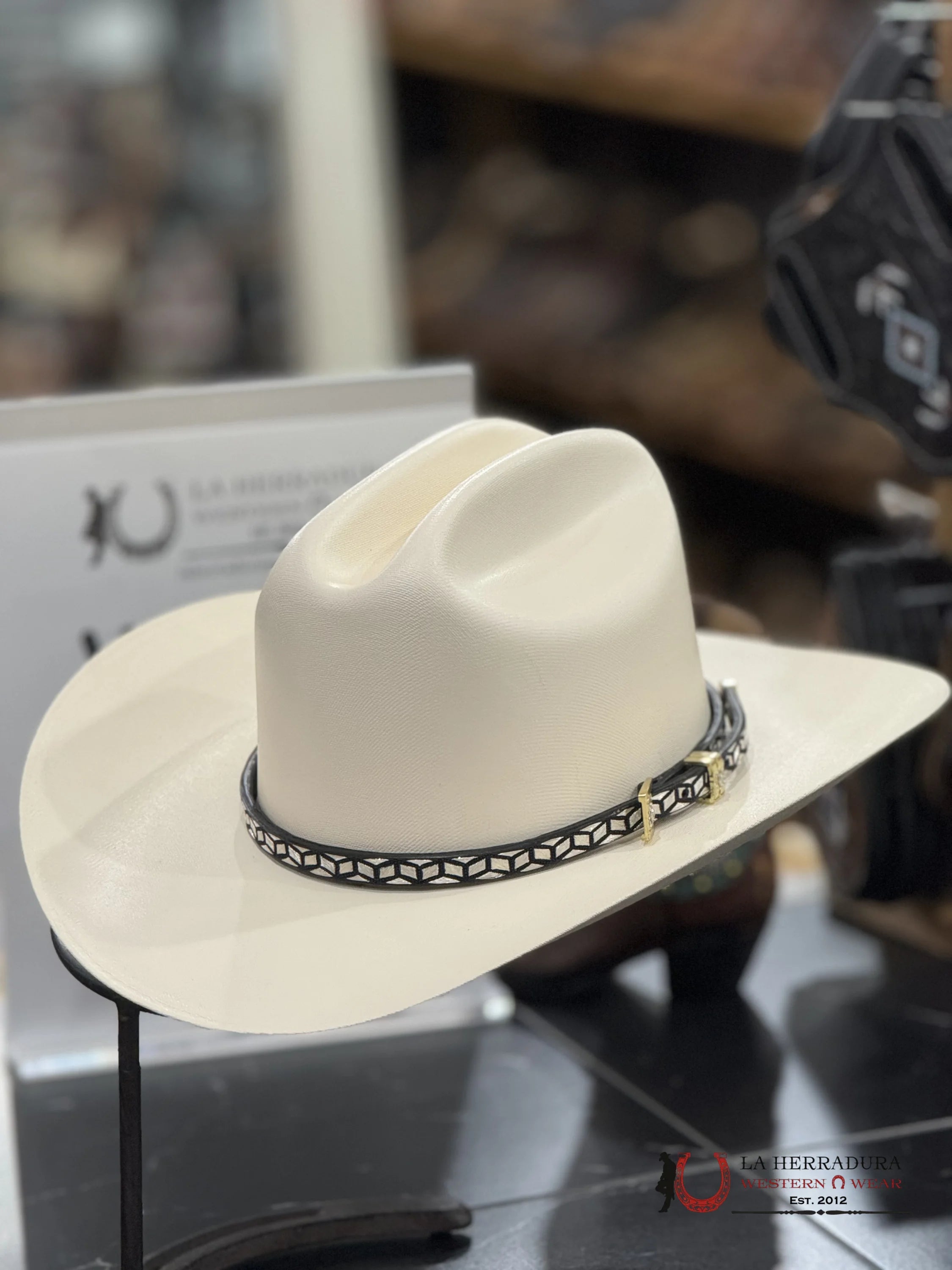 Toquilla De Plata Rombos 3 Tejana