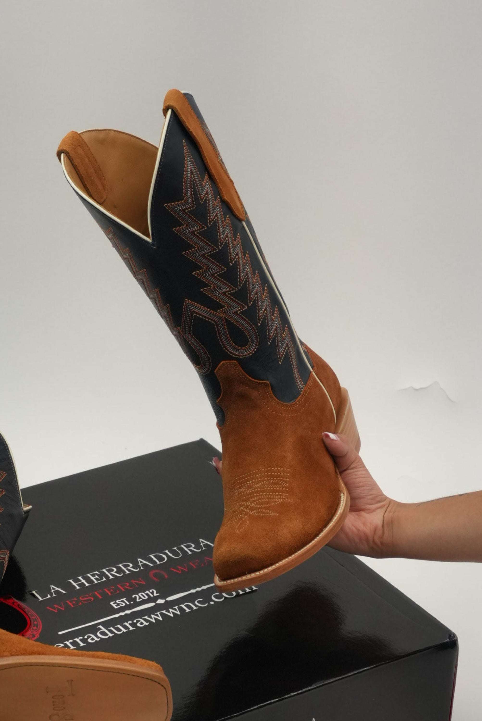 TORO SENTADO GAMUZA ALMOND/BILLY CALF NAVY
