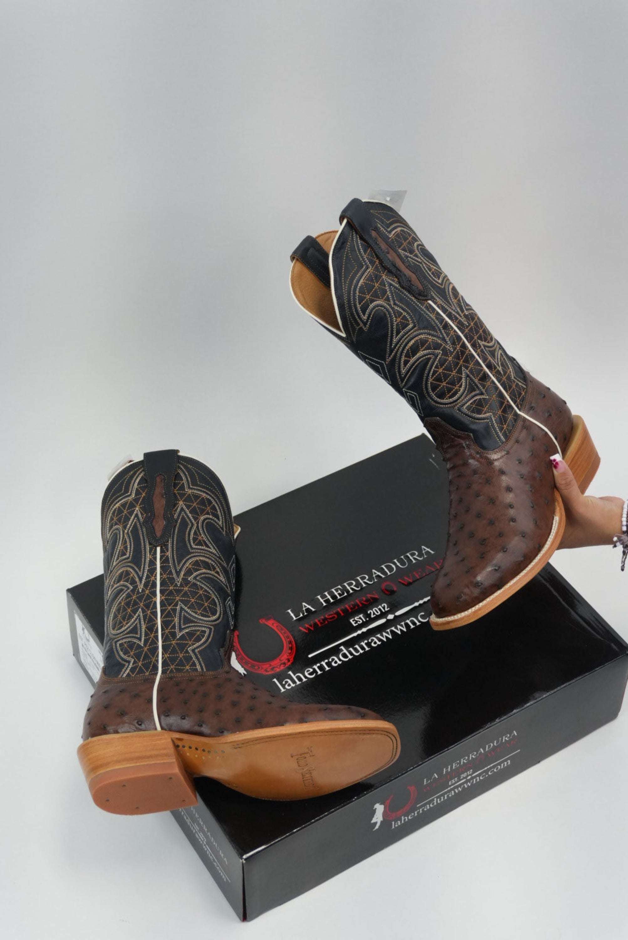 TORO SENTADO MEN AVESTRUZ BRICIATTO KANGO/BILLY CALF NAVY.
