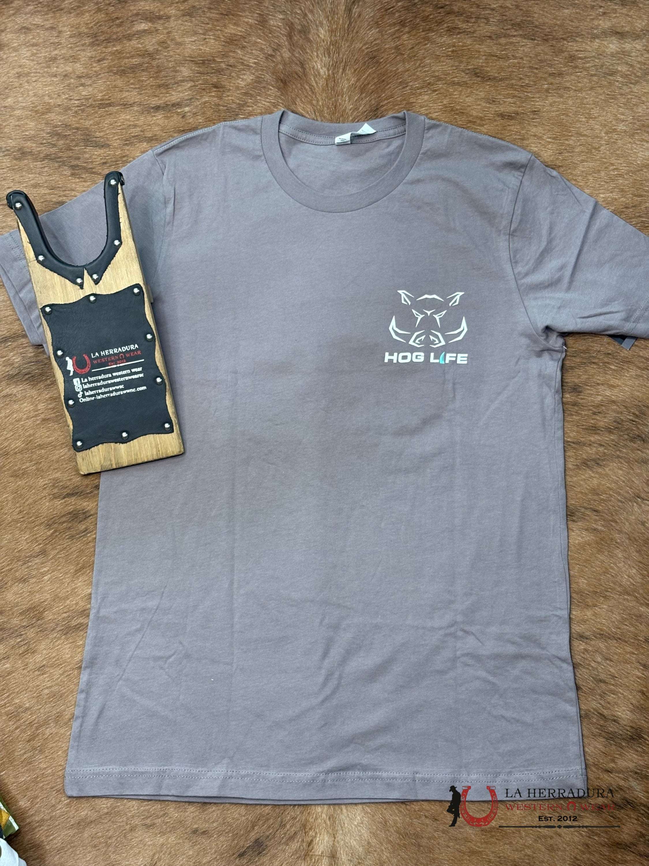 TSHIRT HOGLIFE BROWN AZTEC NIÑOS