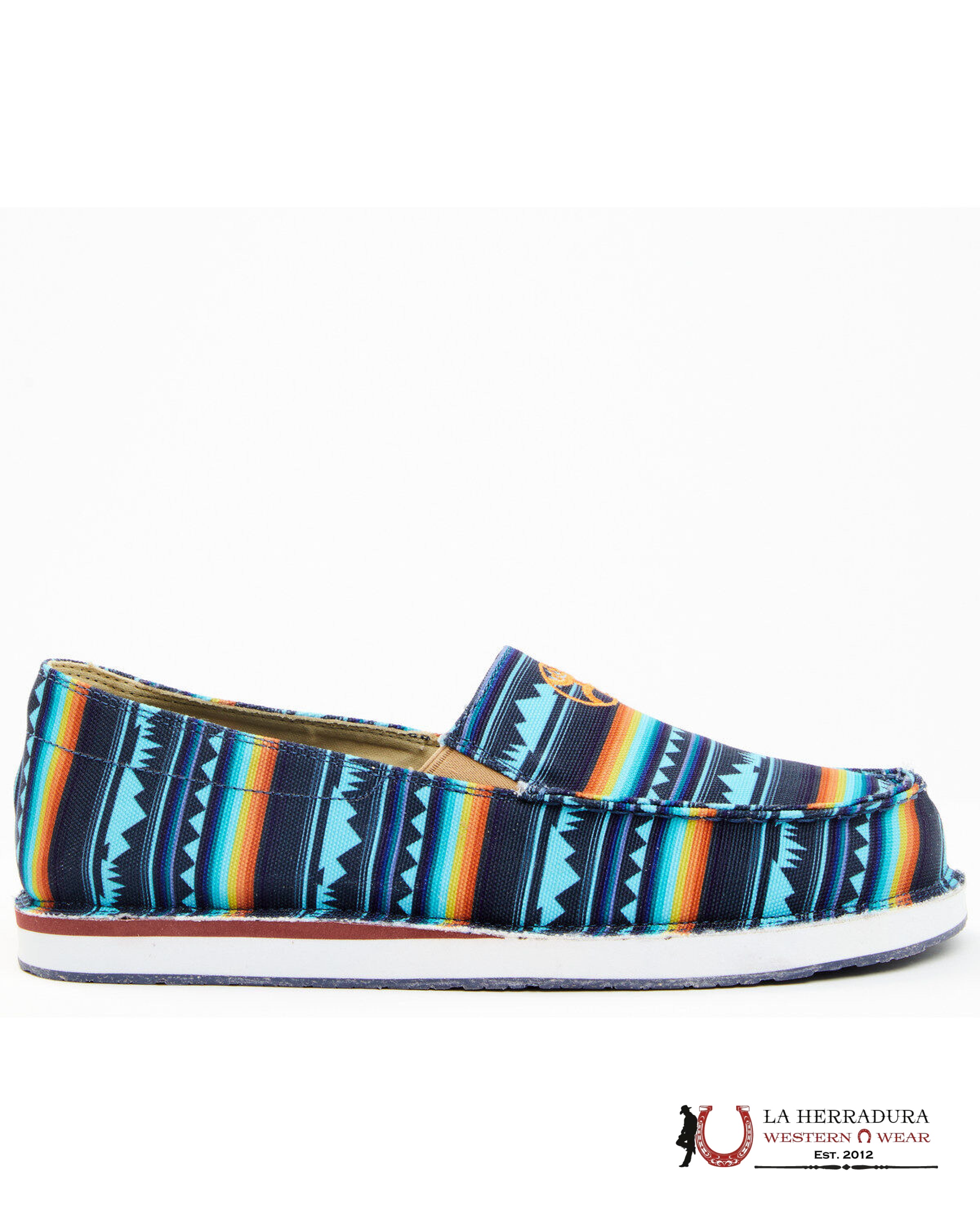 TWISTED X HOOEY SLIP-ON BLUE GEO LANDSCAPE - MHYCL01 ZAPATOS HOMBRES