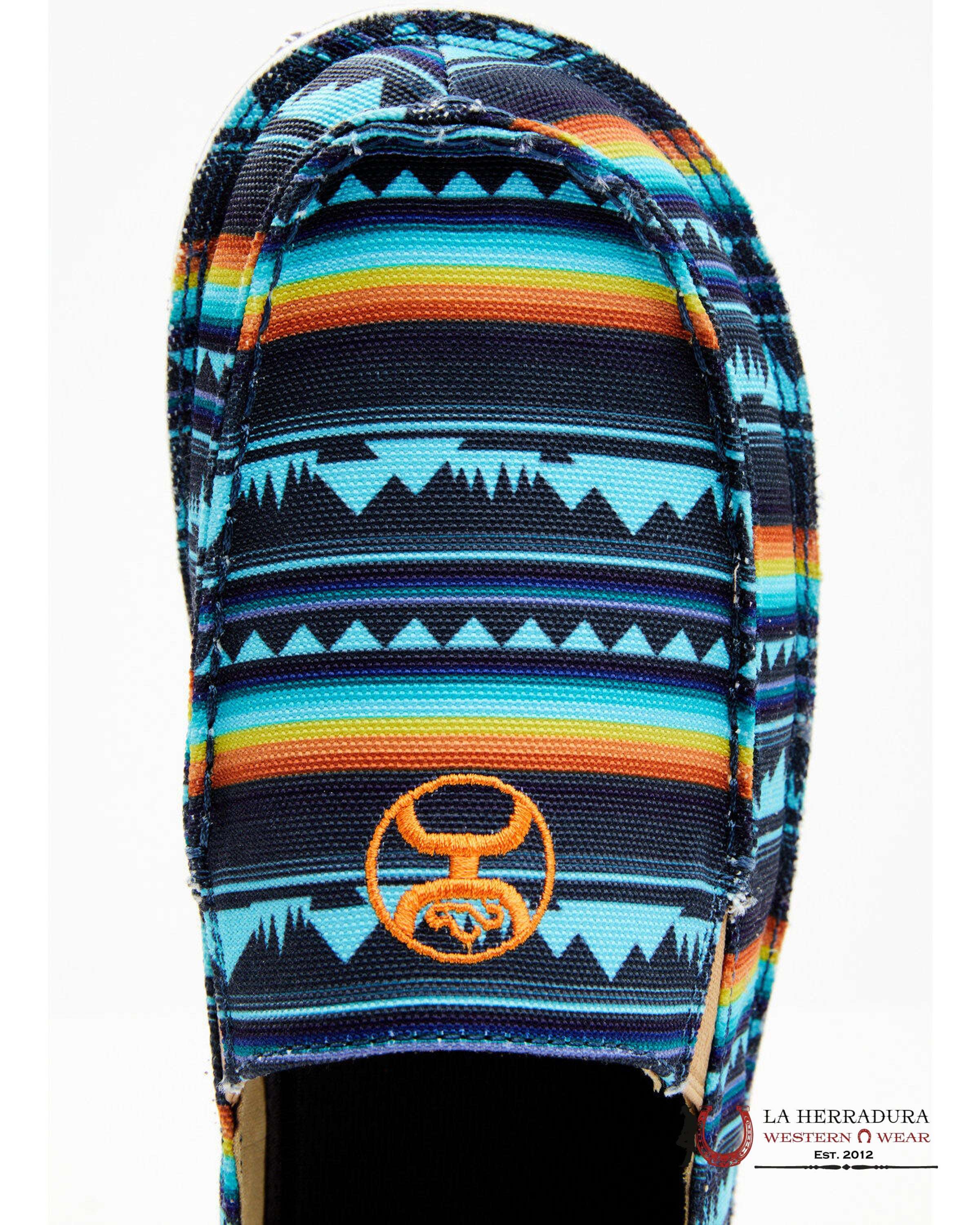 TWISTED X HOOEY SLIP-ON BLUE GEO LANDSCAPE - MHYCL01 ZAPATOS HOMBRES