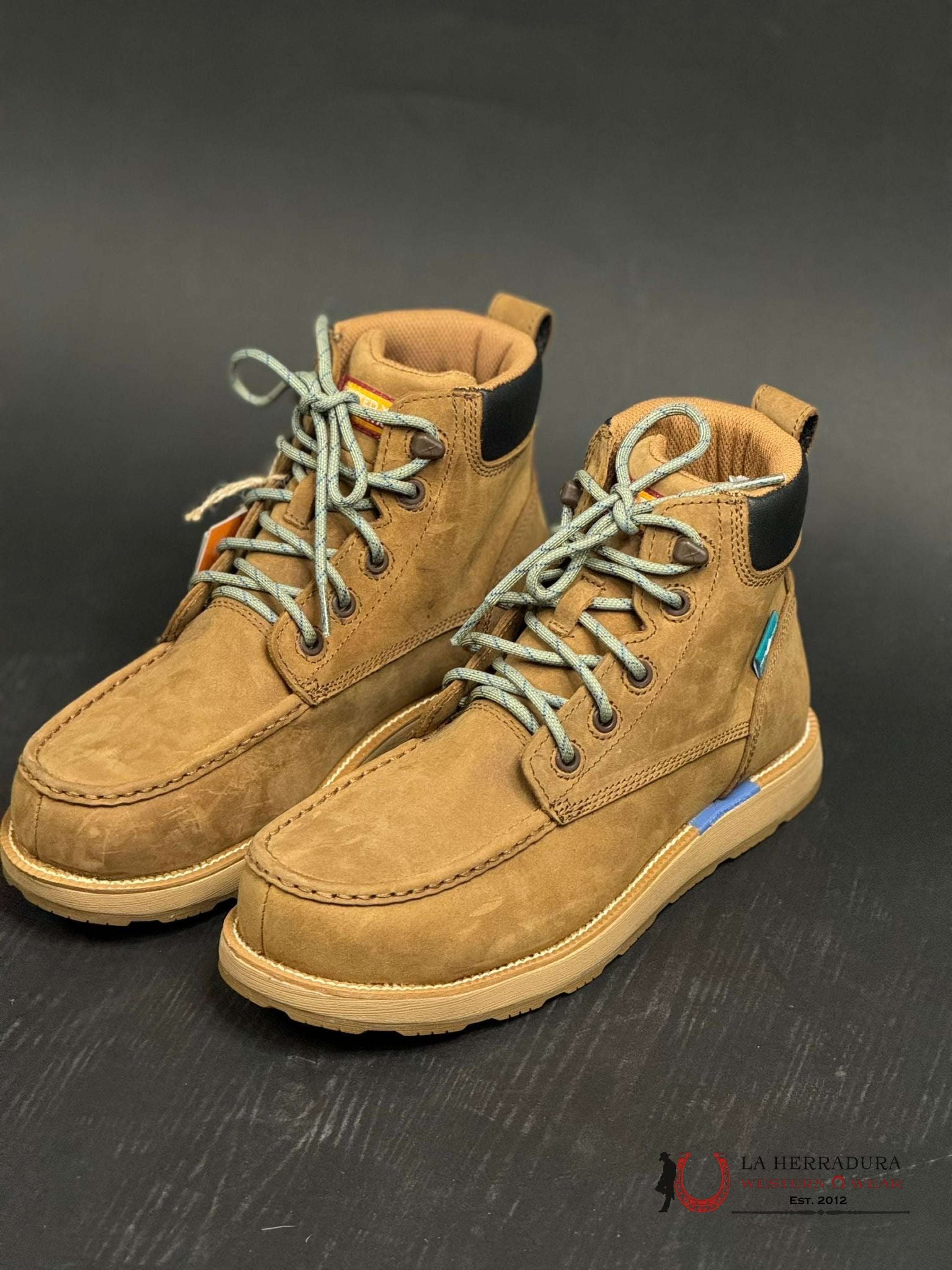 Twisted X Lion Tan Short Work Boot