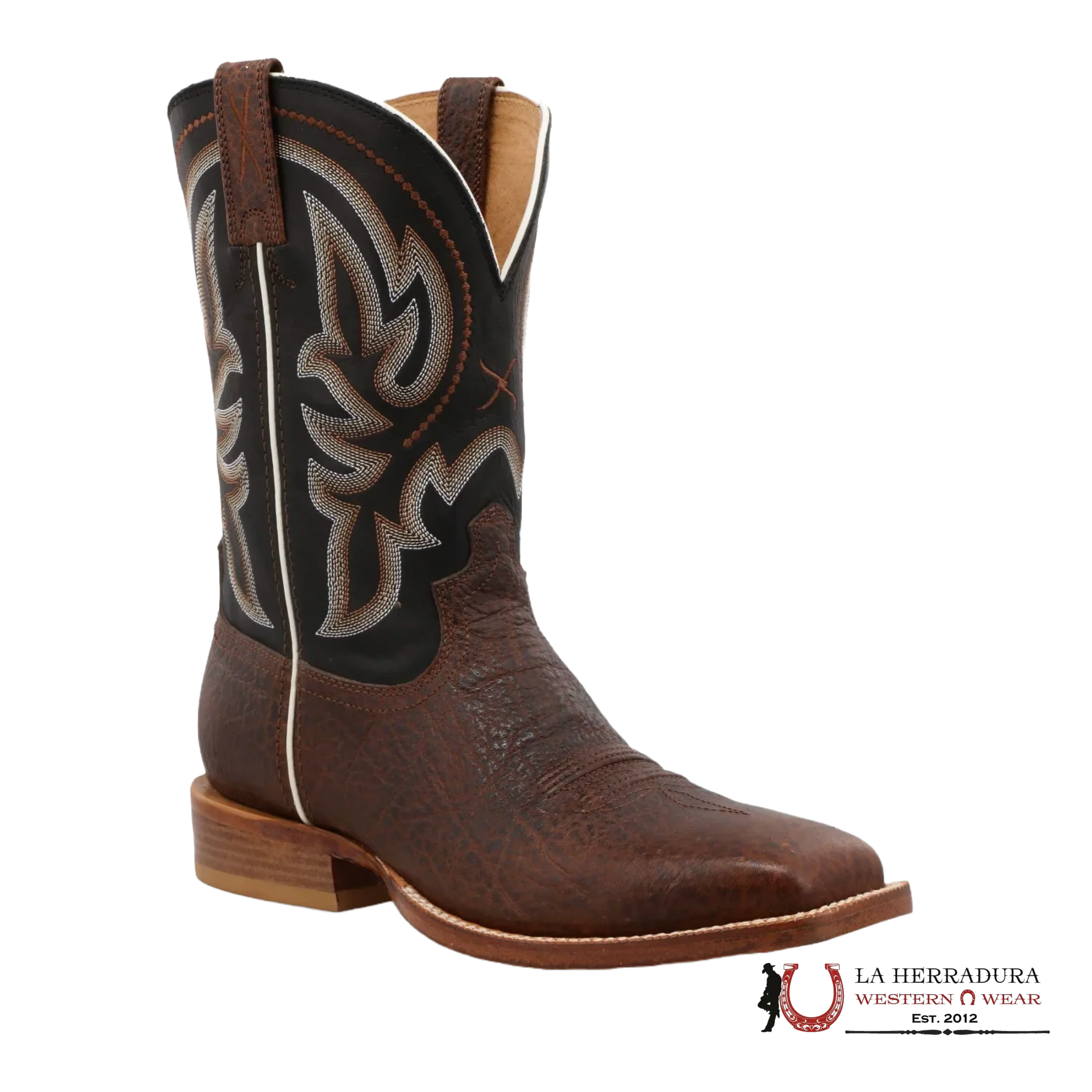 TWISTED X MENS BOOTS ELEFANTE PRINT&ANTIQUE BLACK MXTL003