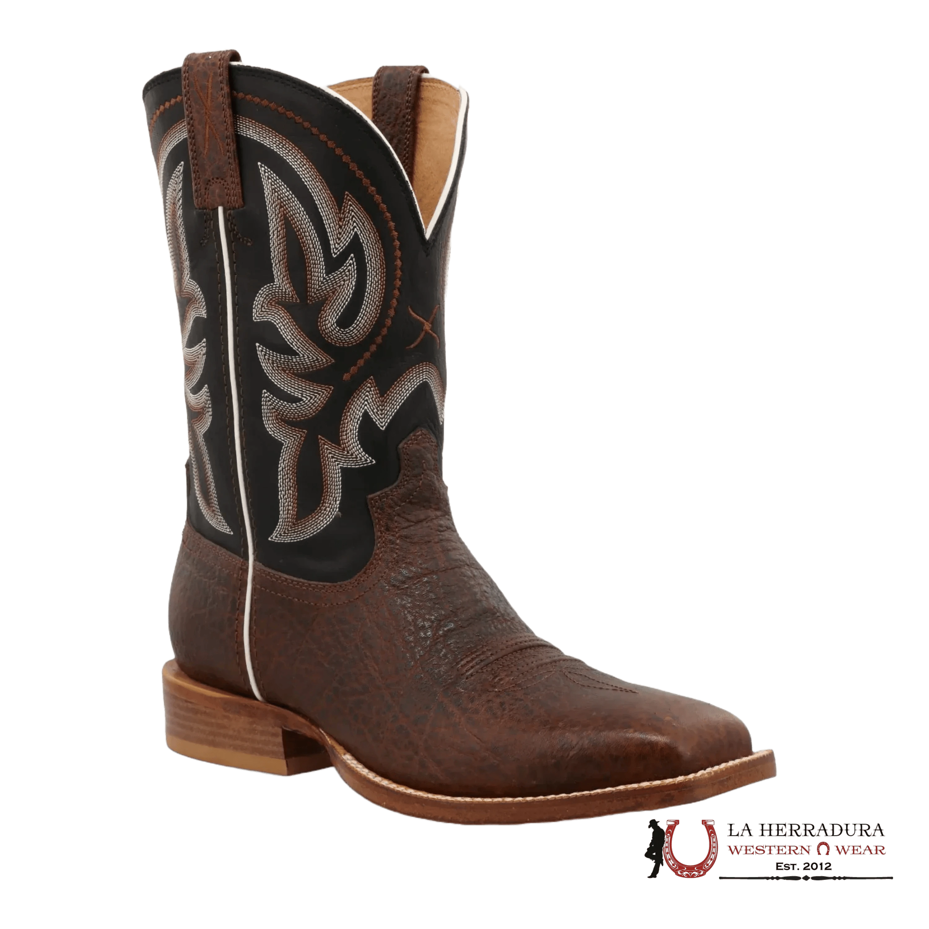 TWISTED X MENS BOOTS ELEFANTE PRINT&ANTIQUE BLACK MXTL003