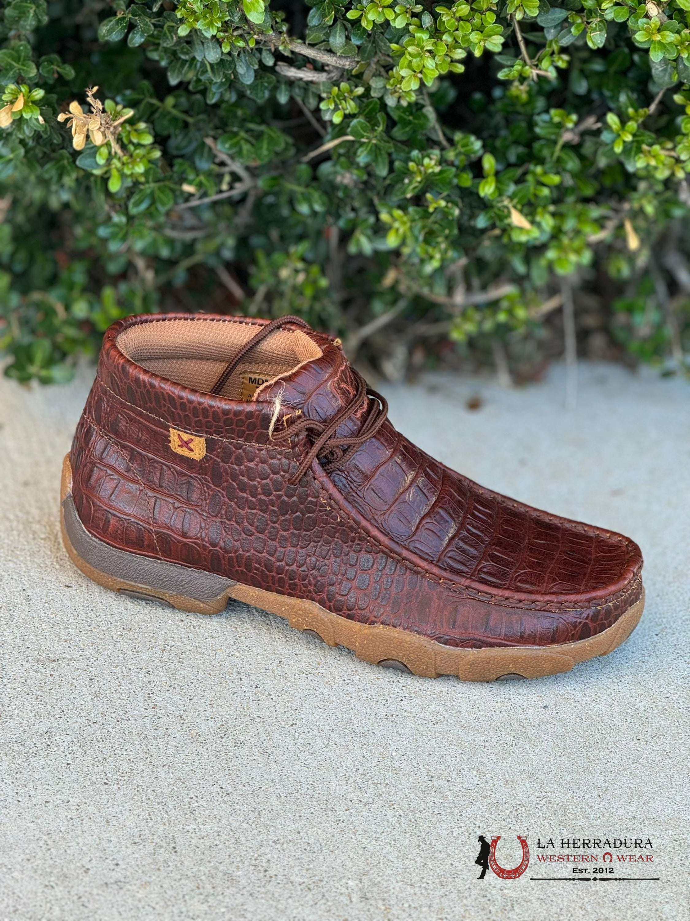 Twisted X Mens Chukka Driving Moc Ginger Casual Shoe Zapatos Hombres